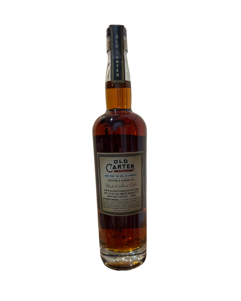 Old Carter Straight Bourbon Whiskey Barrel Strength 117.2 Proof 750ml Batch 7