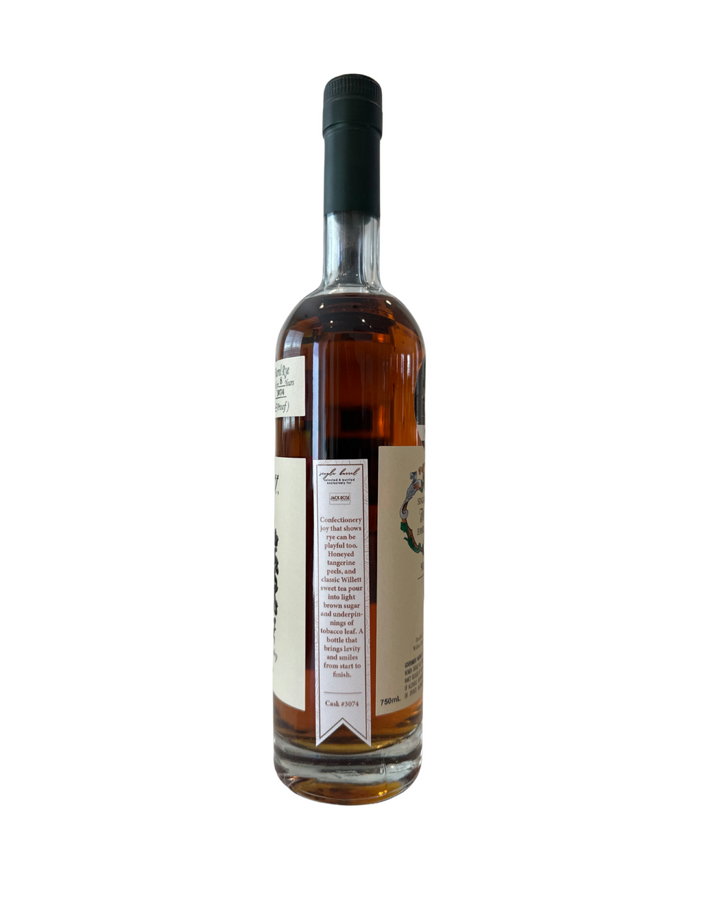 Willett Pinwheel Jack Rose Dining Saloon Willett Family Estate Bottled Single Barrel Straight Rye Whiskey 105.2 Proof 750ml