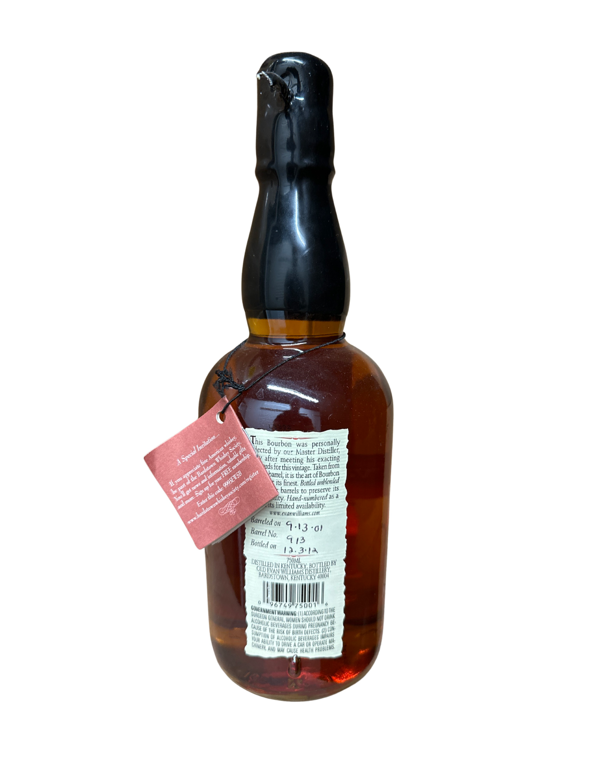 2012 Heaven Hill Evan Williams 86.6 Proof 750ml