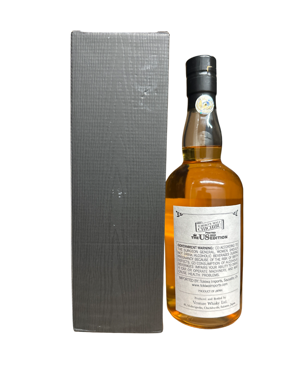 2020 Chichibu US Edition Distillery Ichiro's Malt Peated 111 Proof 750ml