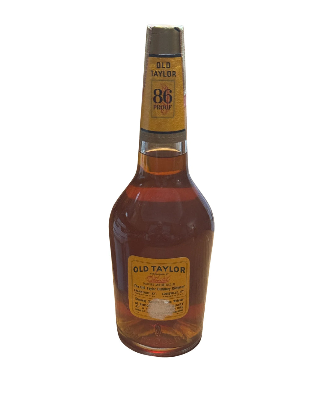 1967 The Old Taylor Distillery Company OLD TAYLOR 86 Proof