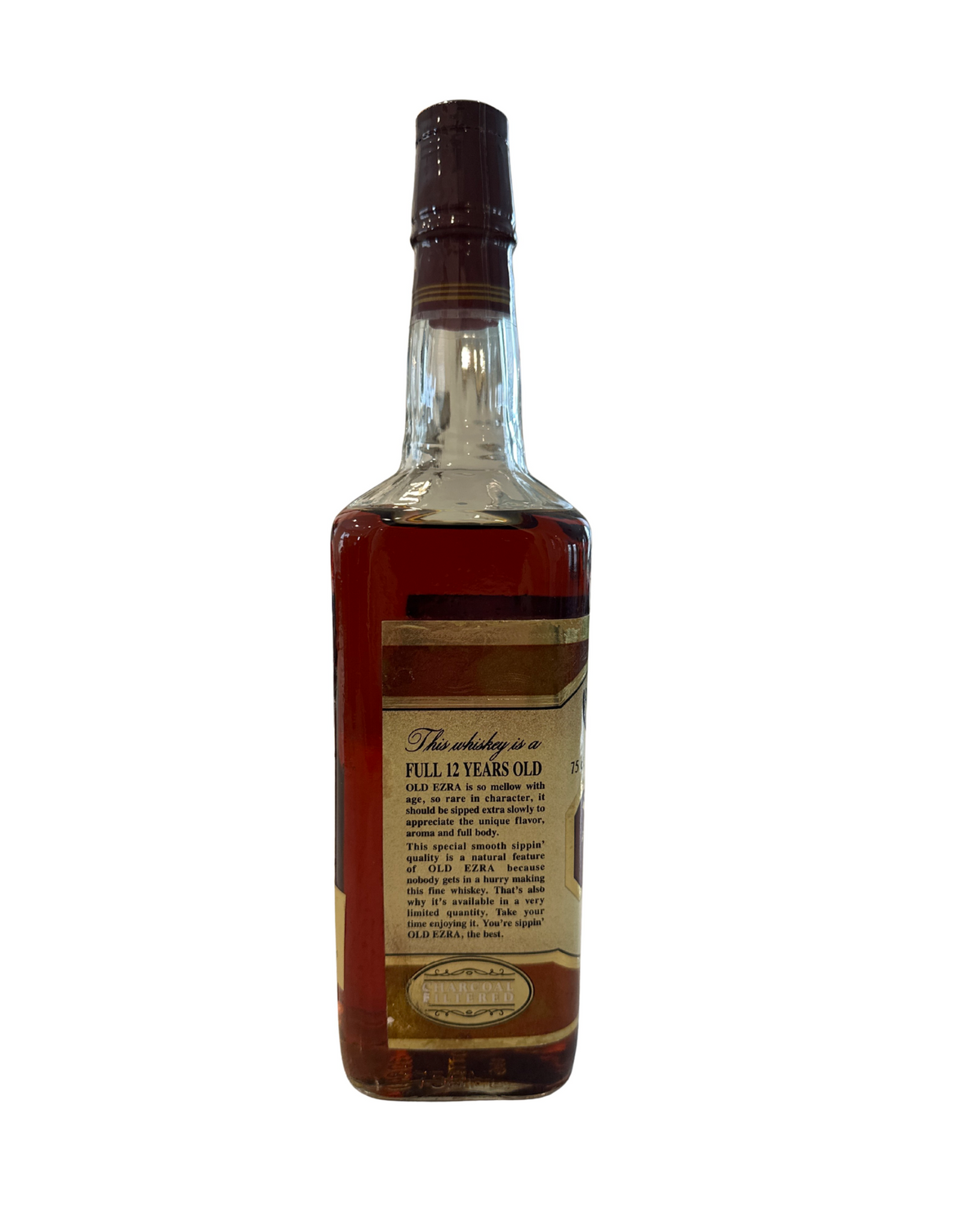 1989 Ezra Brooks 12 Year Sippin' Whiskey 101 Proof 750ml