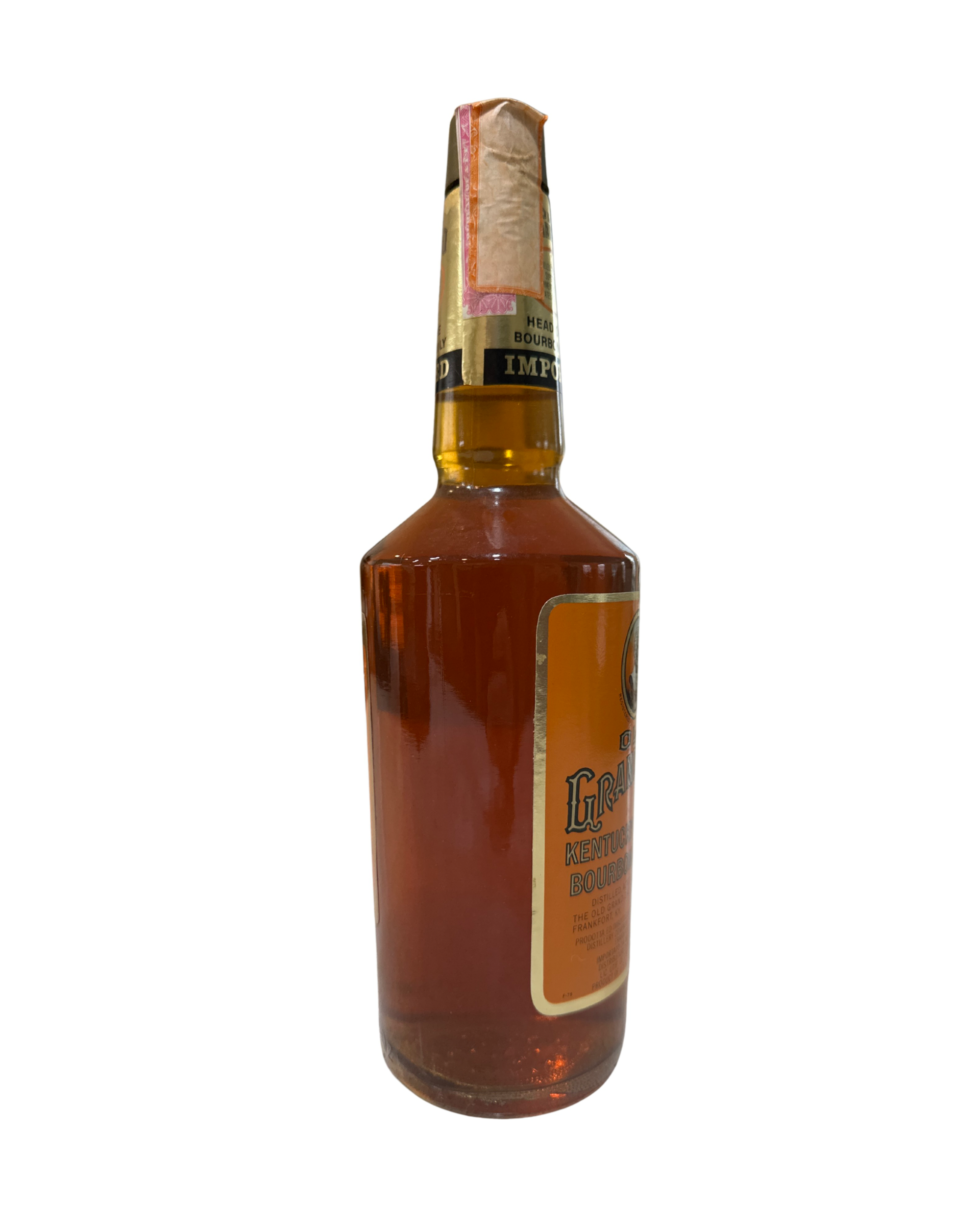 1977 Old Grand-Dad Kentucky Straight Bourbon Whiskey 80 Proof 750ml