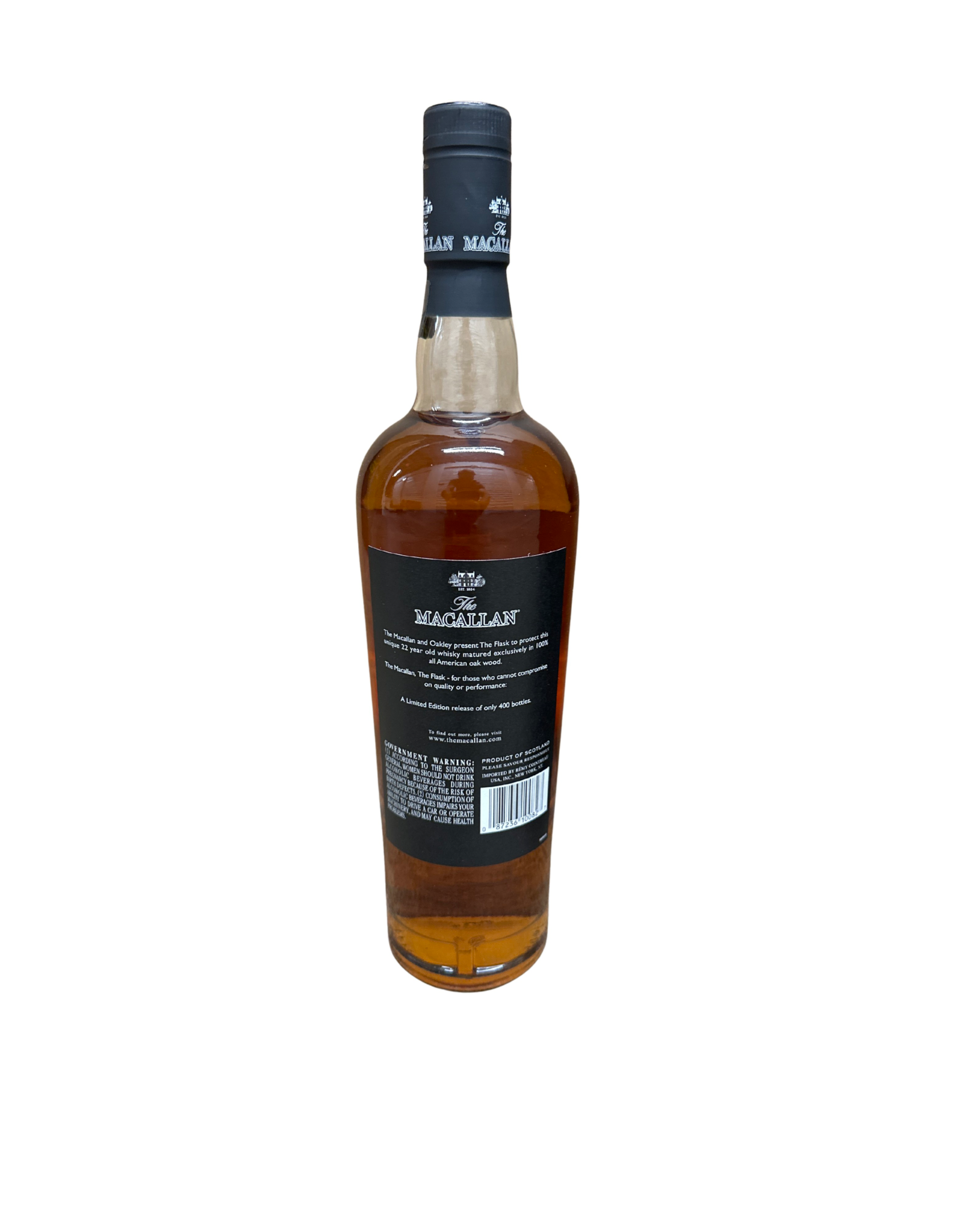 2013 The Macallan Oakley The Flask Highland Single Malt Scotch Whisky 86 Proof 750ml