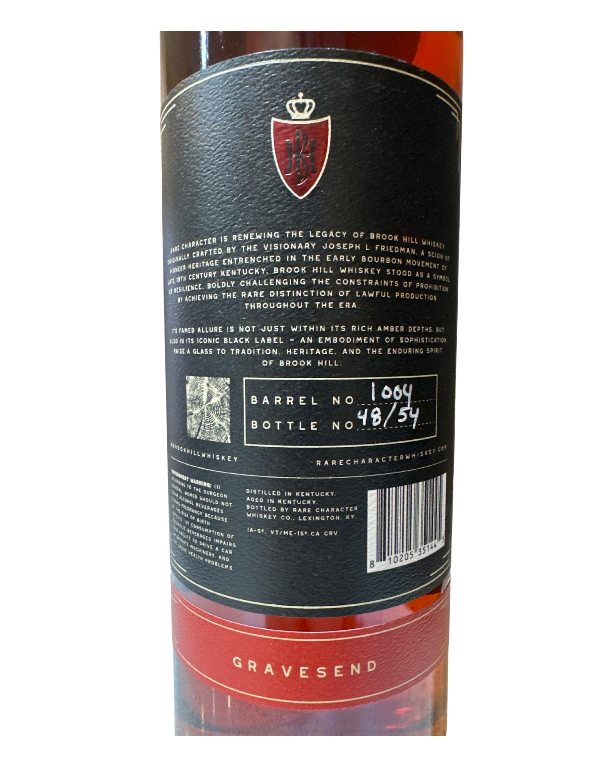 2026 Rare Character Brook Hill Brook Hill Rare Character 133.66 Proof 750ml