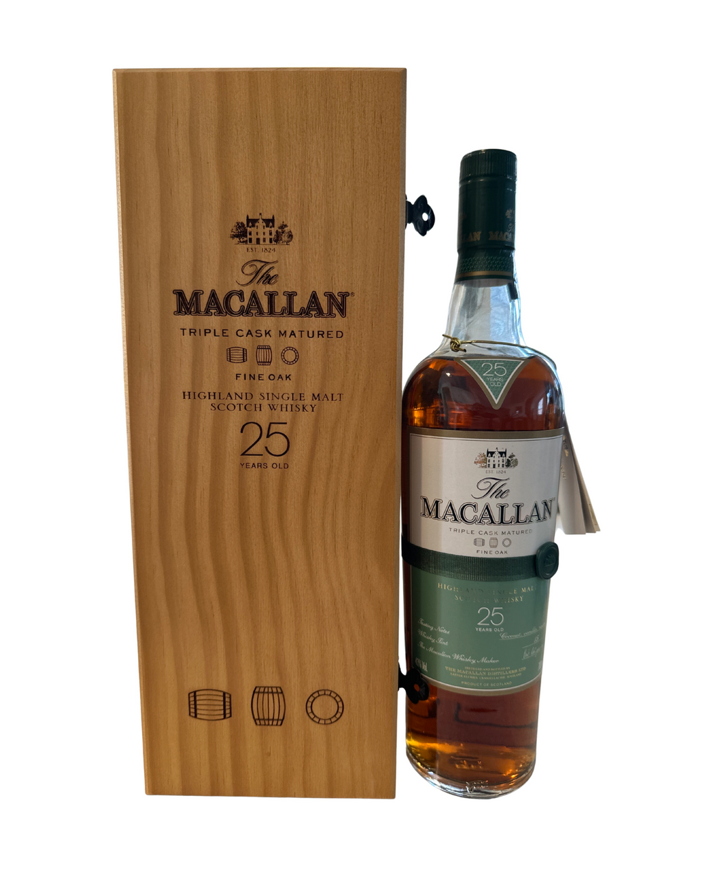 The Macallan Triple Cask Matured 25 Years Old Fine Oak Highland Single Malt Scotch Whisky