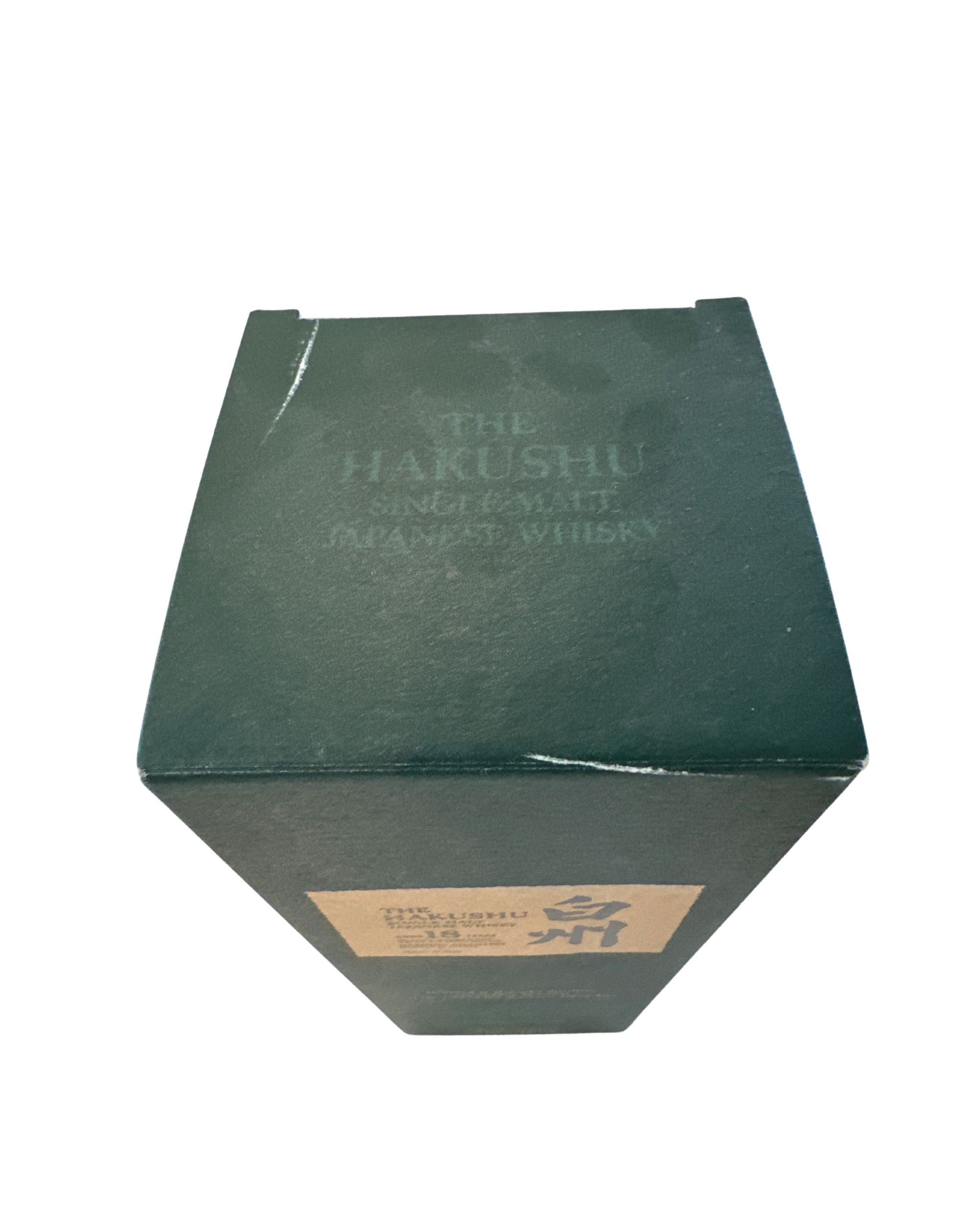 Older Bottling Hakushu 18 Year Single Malt Japanese Whisky 86 Proof 750ml