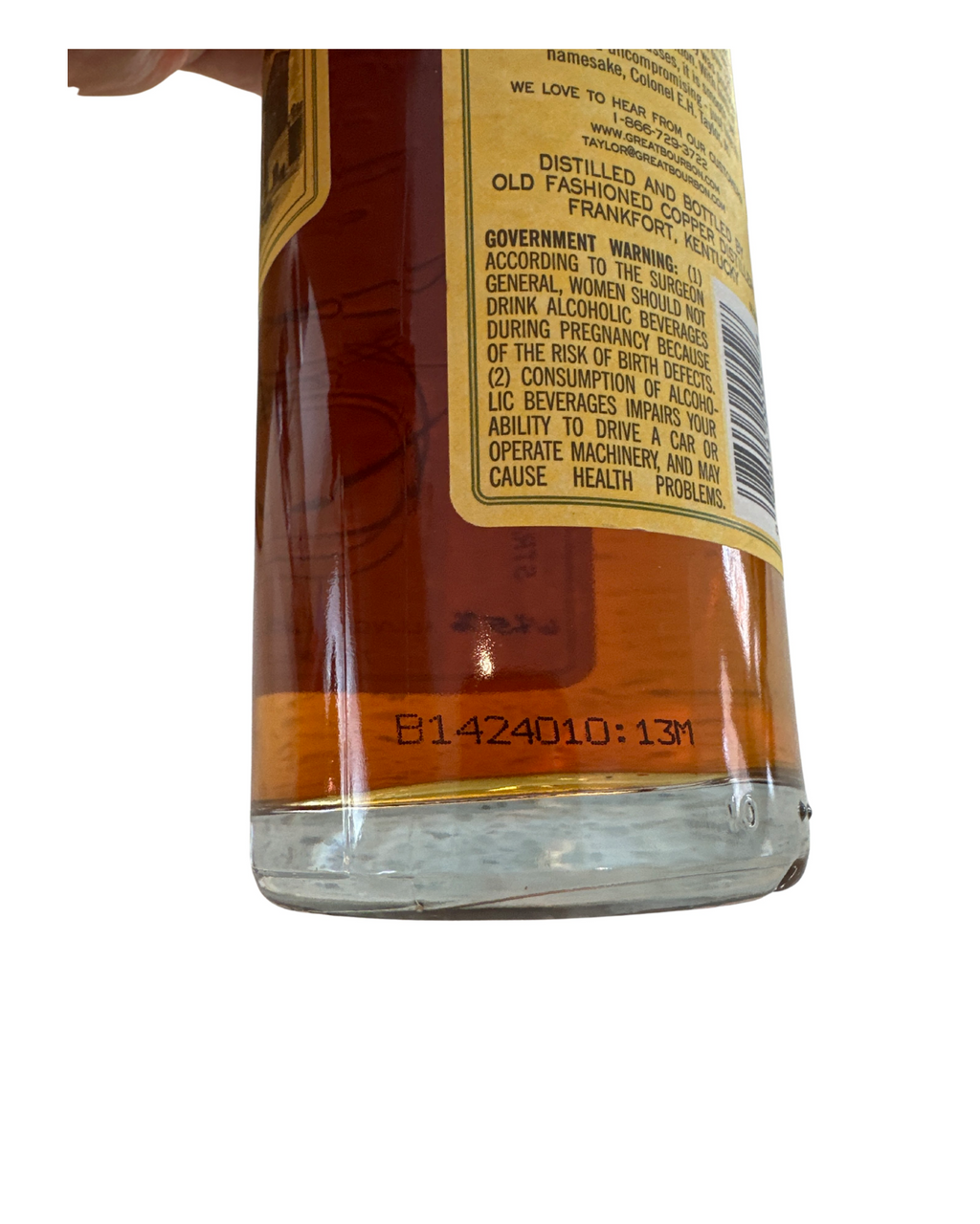 2014 Colonel E.H. Taylor Barrel Proof Uncut & Unfiltered 129.0 Proof Batch 3