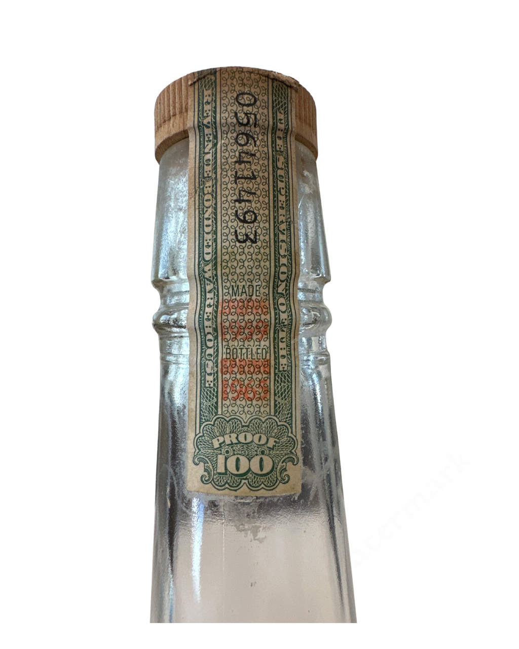 1965 J.W. Dant Gethsemane Distillery Kentucky Straight Bourbon Whiskey 100 Proof 4/5th Quart