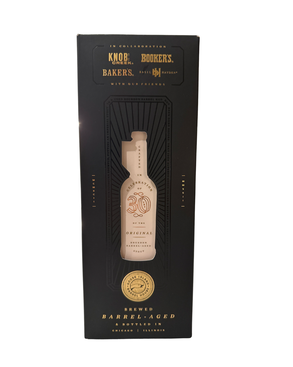 2022 Goose Island BOURBON COUNTY 30TH ANNIVERSARY RESERVE STOUT 28.8 Proof 500ml