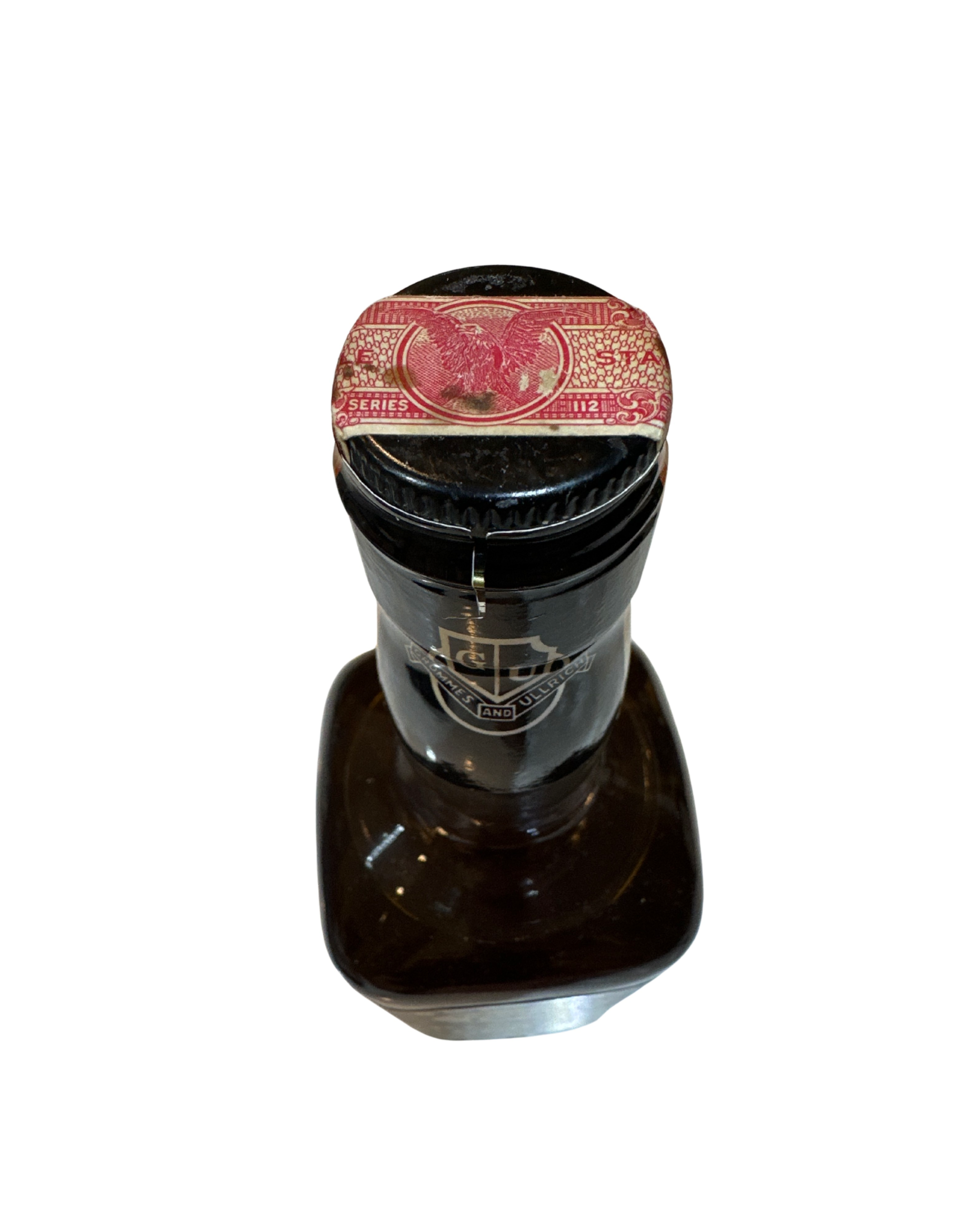 1961 Grommes & Ullrich Pre-War Distilled in 1942 Black Label Kentucky Straight Bourbon Whiskey 84 Proof 750ml