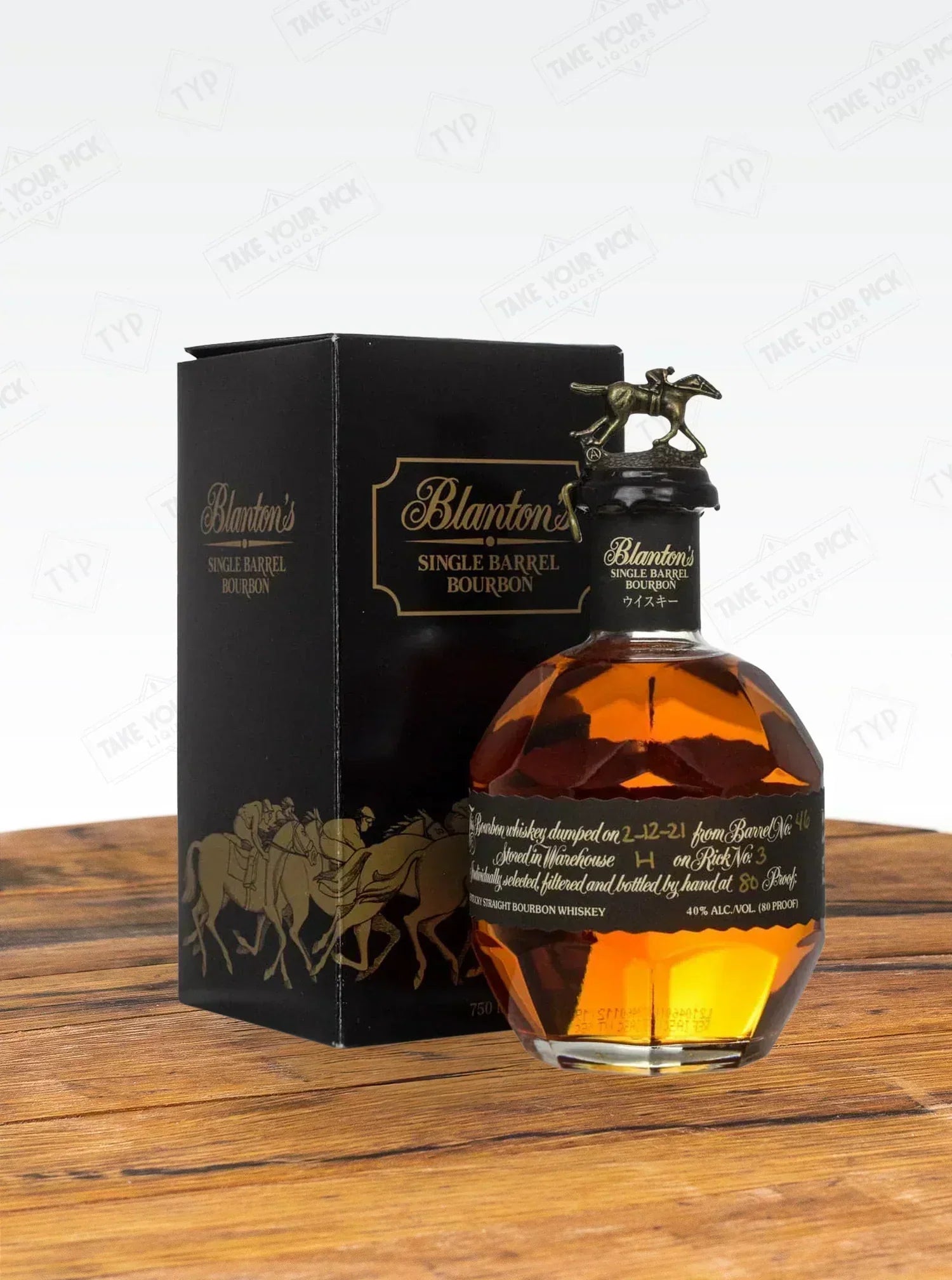Blanton’s Black Single Barrel 750ml (Takara Black)