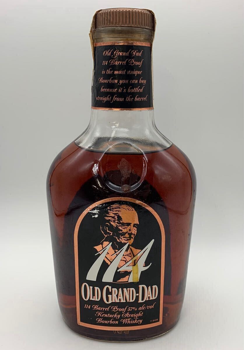 Old Grand Dad 114 Lot 1 National Distillers, 92 on glass