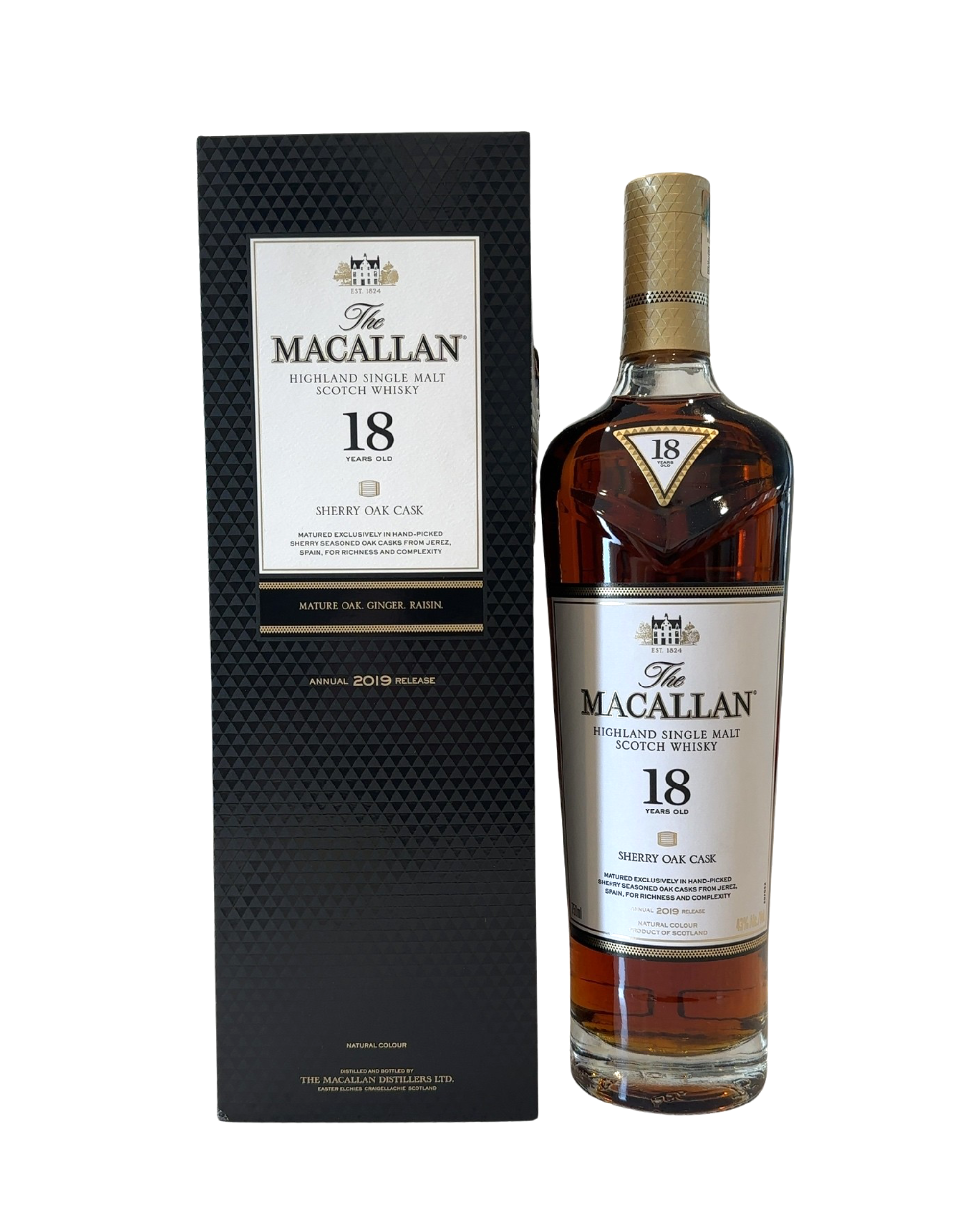 2019 The Macallan 18 Year Sherry Oak Cask 86 Proof 750ml