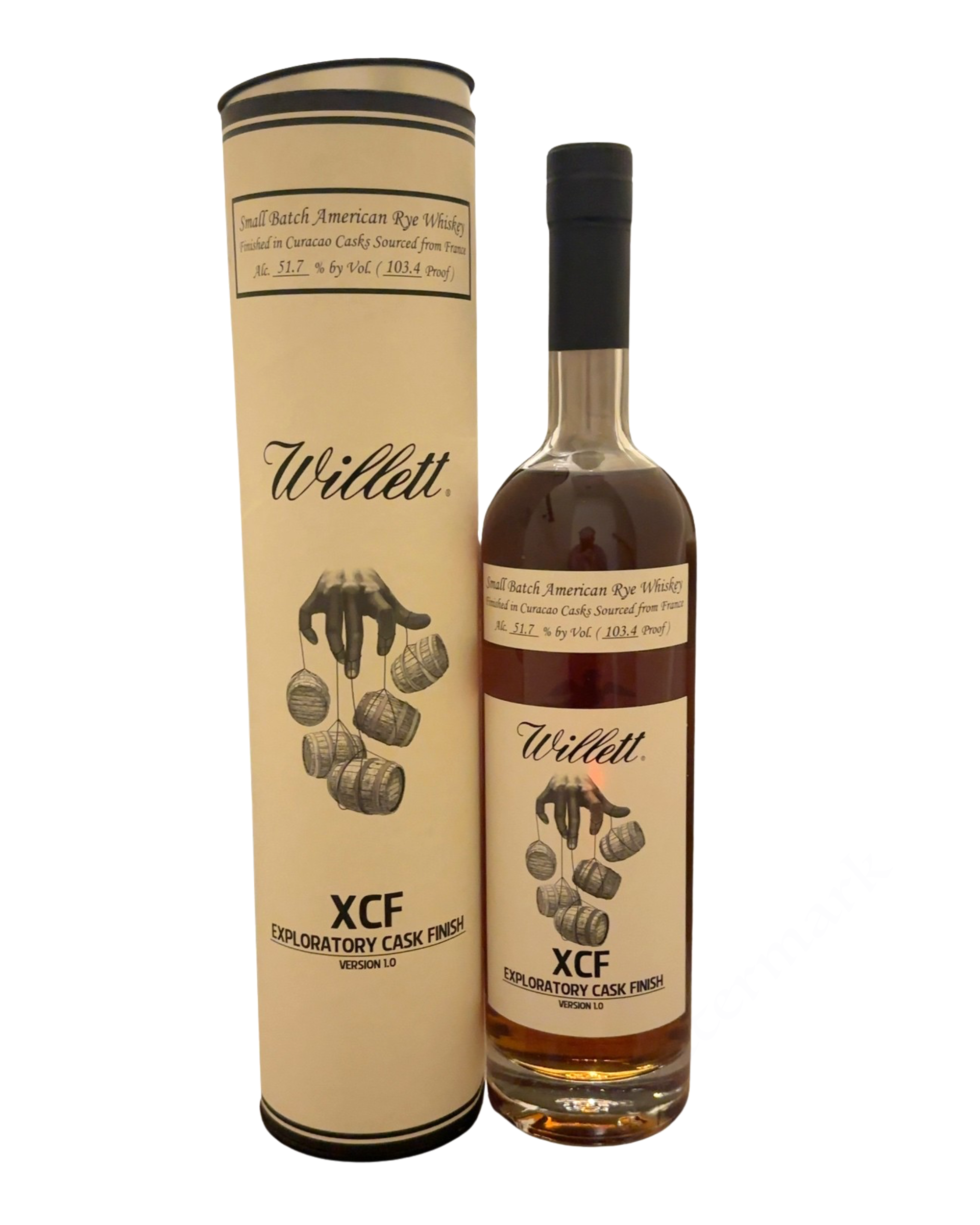 Willett Small Batch American Rye Whiskey XCF Exploratory Cask Finish Version 1.0 103.4 Proof