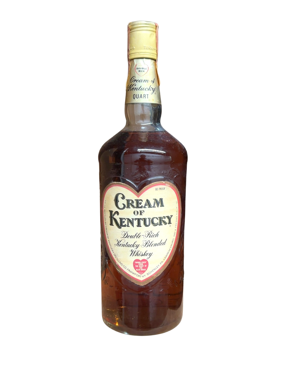 Cream of Kentucky Double Rich Kentucky Blended Whiskey 80 Proof