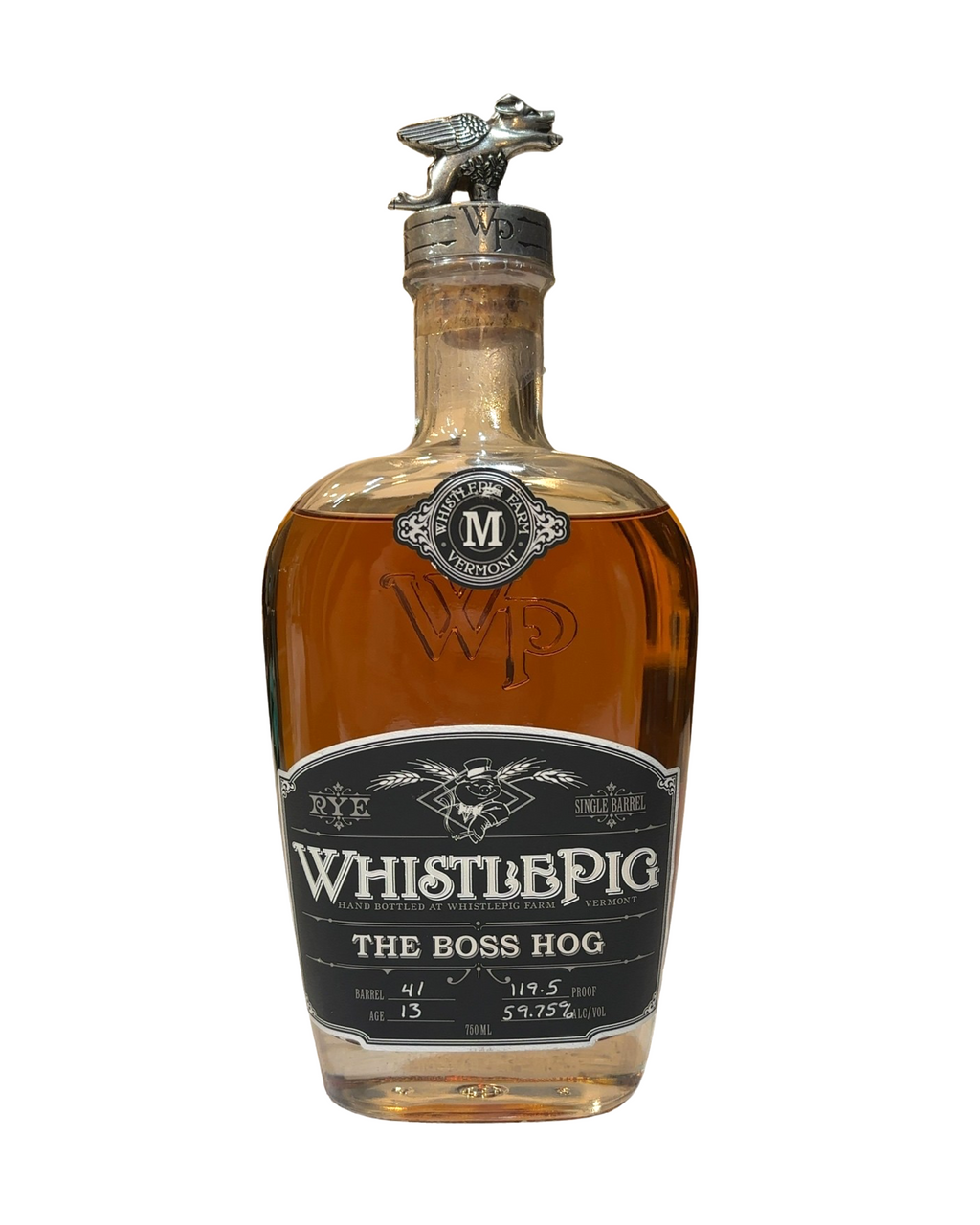 2014 WhistlePig Boss Hog Mortimer Straight Rye Whiskey 119.5 Proof 750ml