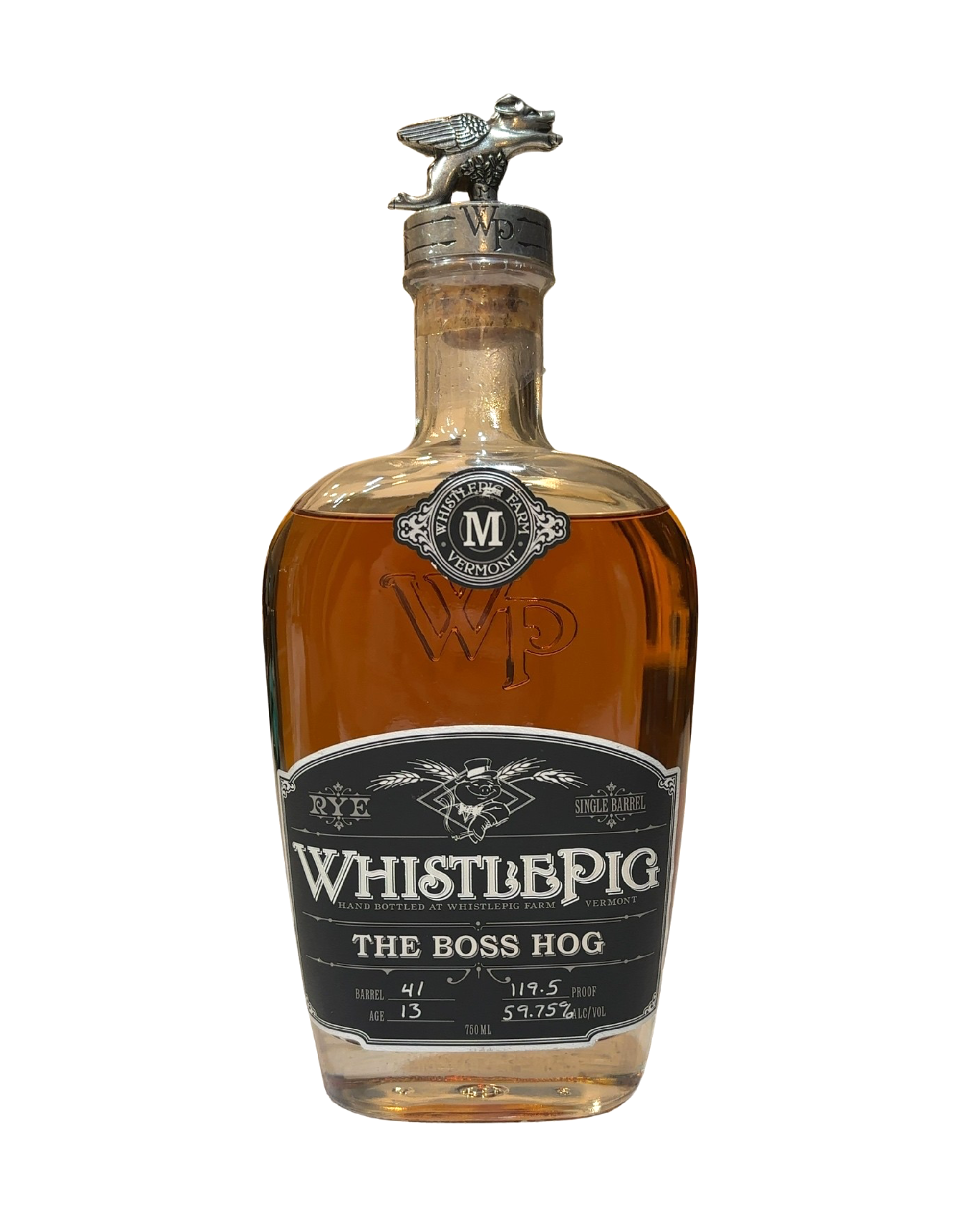 2014 WhistlePig Boss Hog Mortimer Straight Rye Whiskey 119.5 Proof 750ml