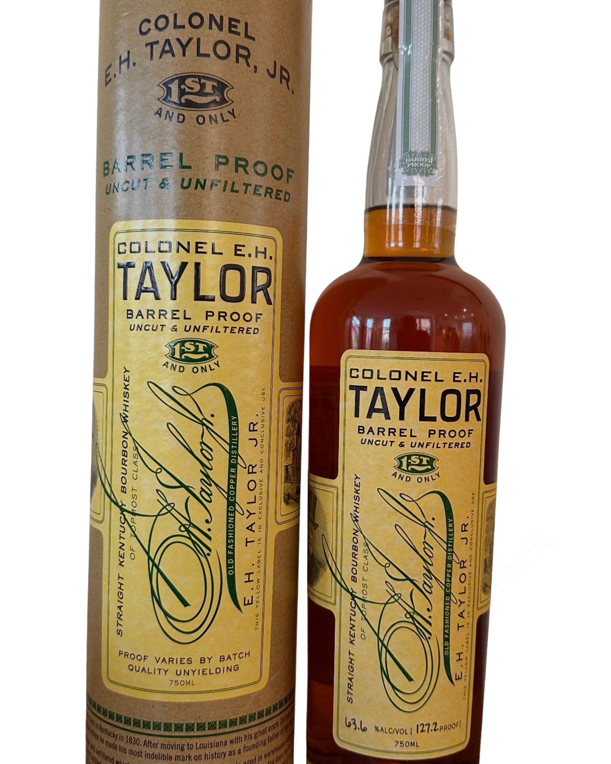 E.H. Taylor, Jr. Old Fashioned Copper Distillery Colonel E.H. Taylor, Jr. Barrel Proof Uncut & Unfiltered 127.2 Proof