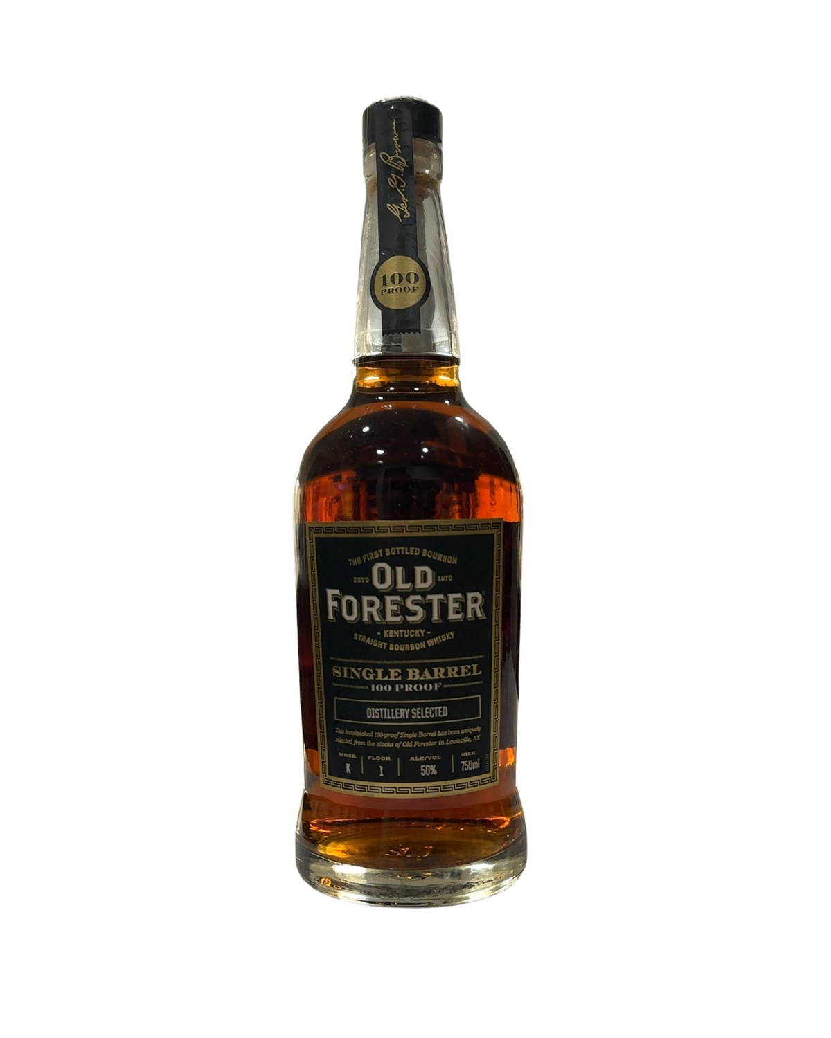 2023 Old Forester Single Barrel 100 Proof Distillery Selected 100 Proof 750ml