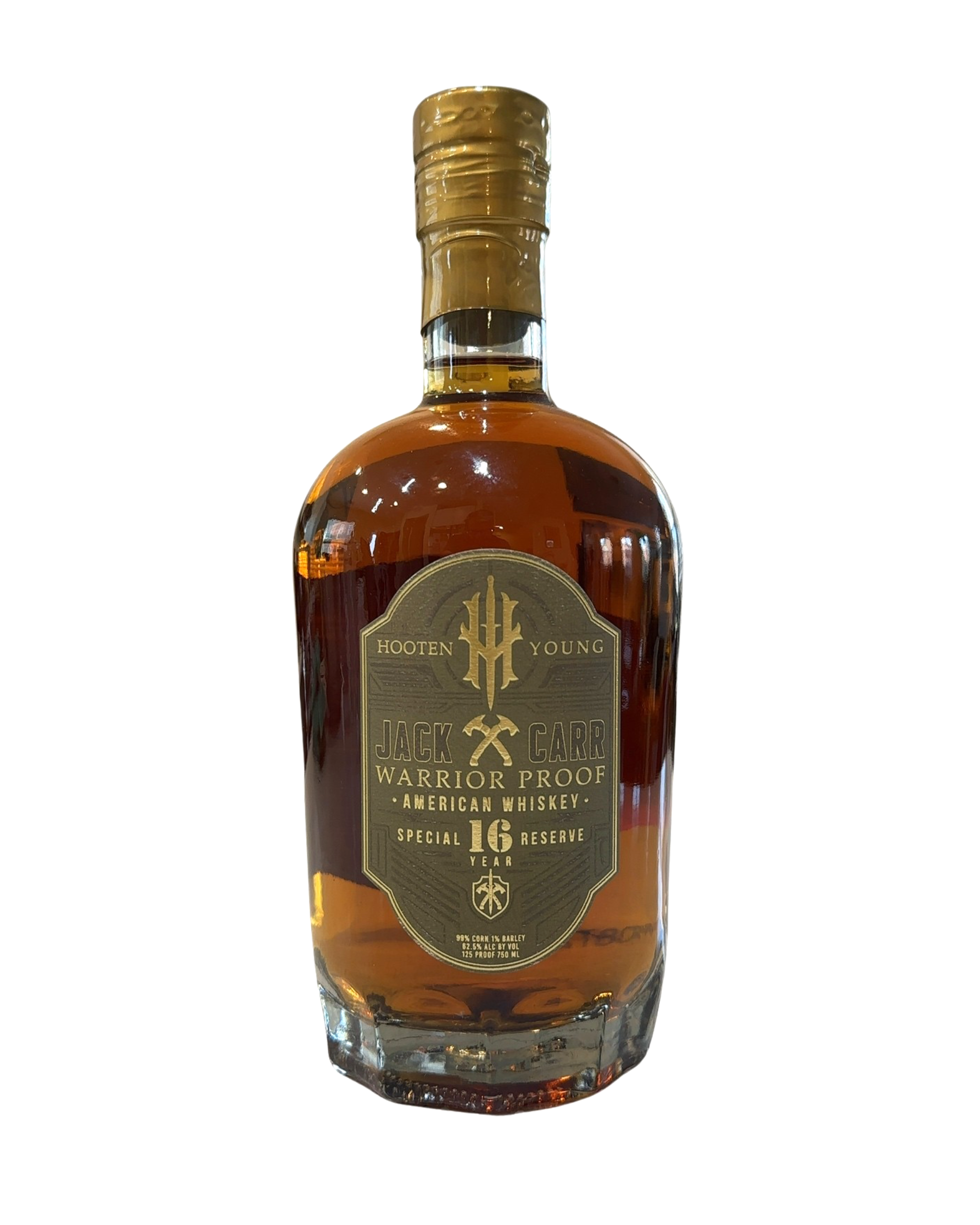 Hooten & Young Jack Carr Warrior Proof American Whiskey Special 16 Year Reserve 125 Proof 750ml