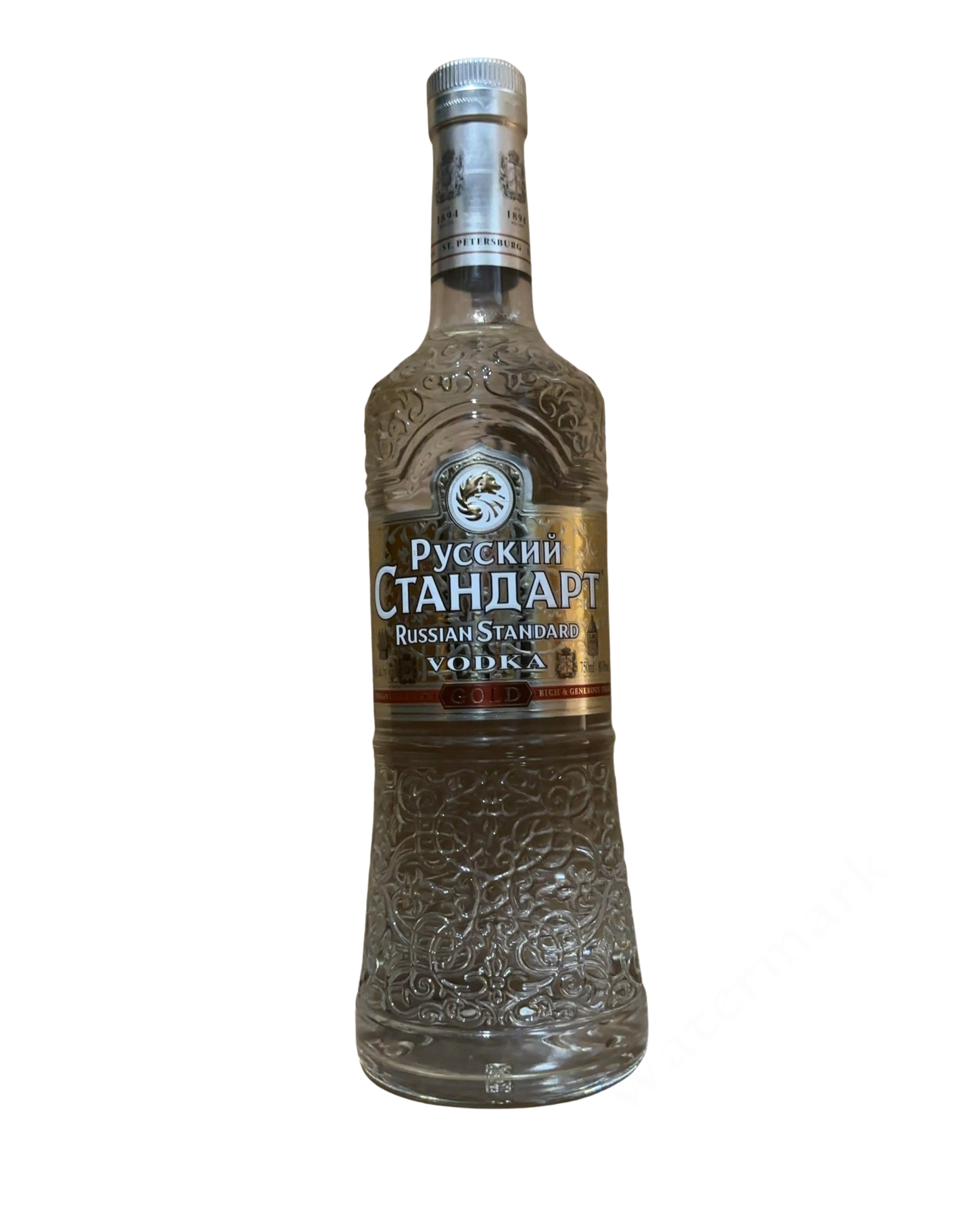 RUSSIAN STANDARD VODKA GOLD 80 Proof