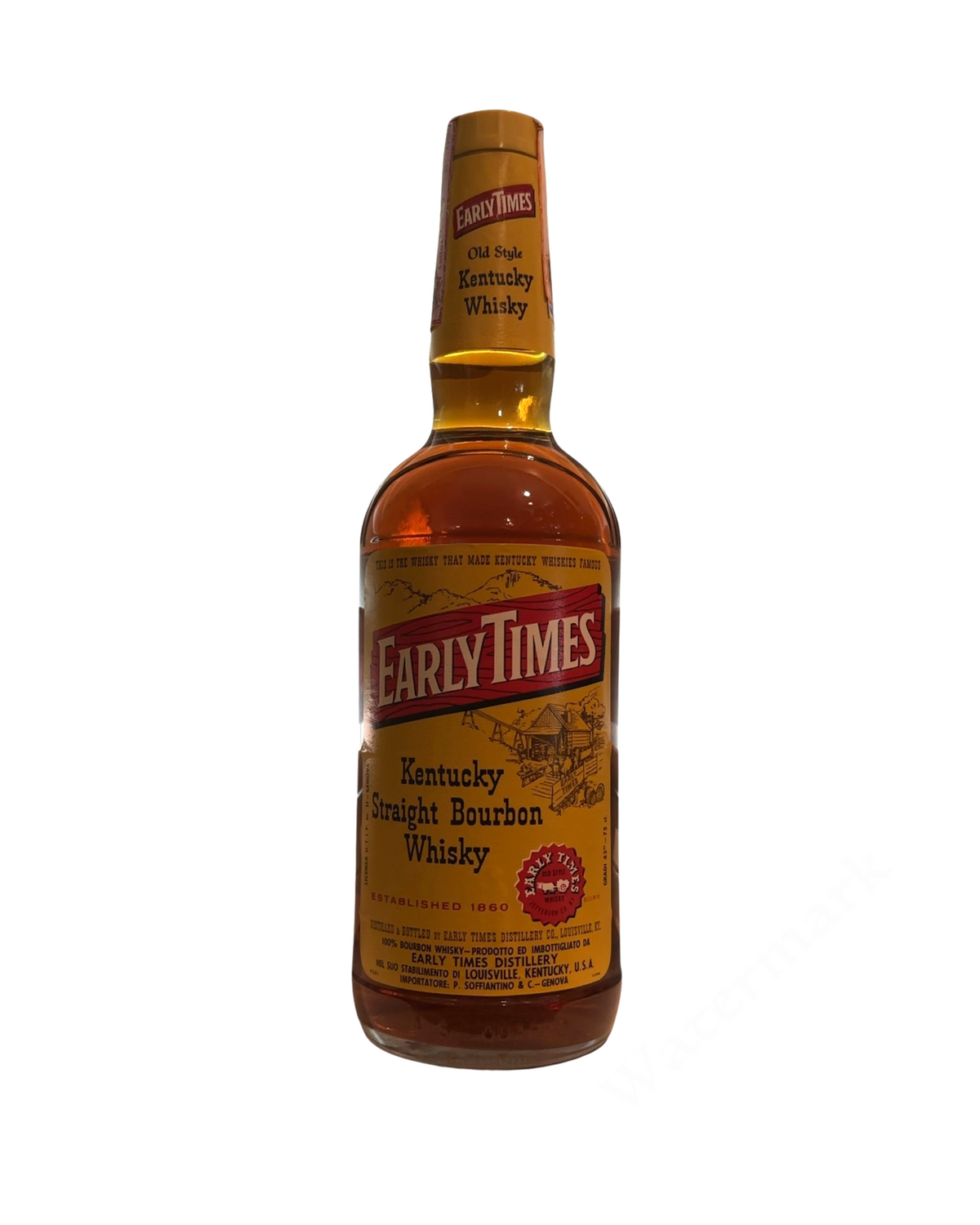 1969 Early Times Distillery Co. Old Style Kentucky Straight Bourbon Whisky 86 Proof
