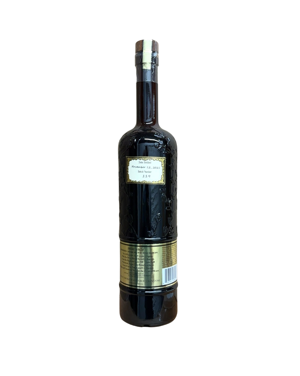 2021 SMOKE WAGON BARREL STRENGTH BOURBON 114.2 Proof 750ml Batch 119