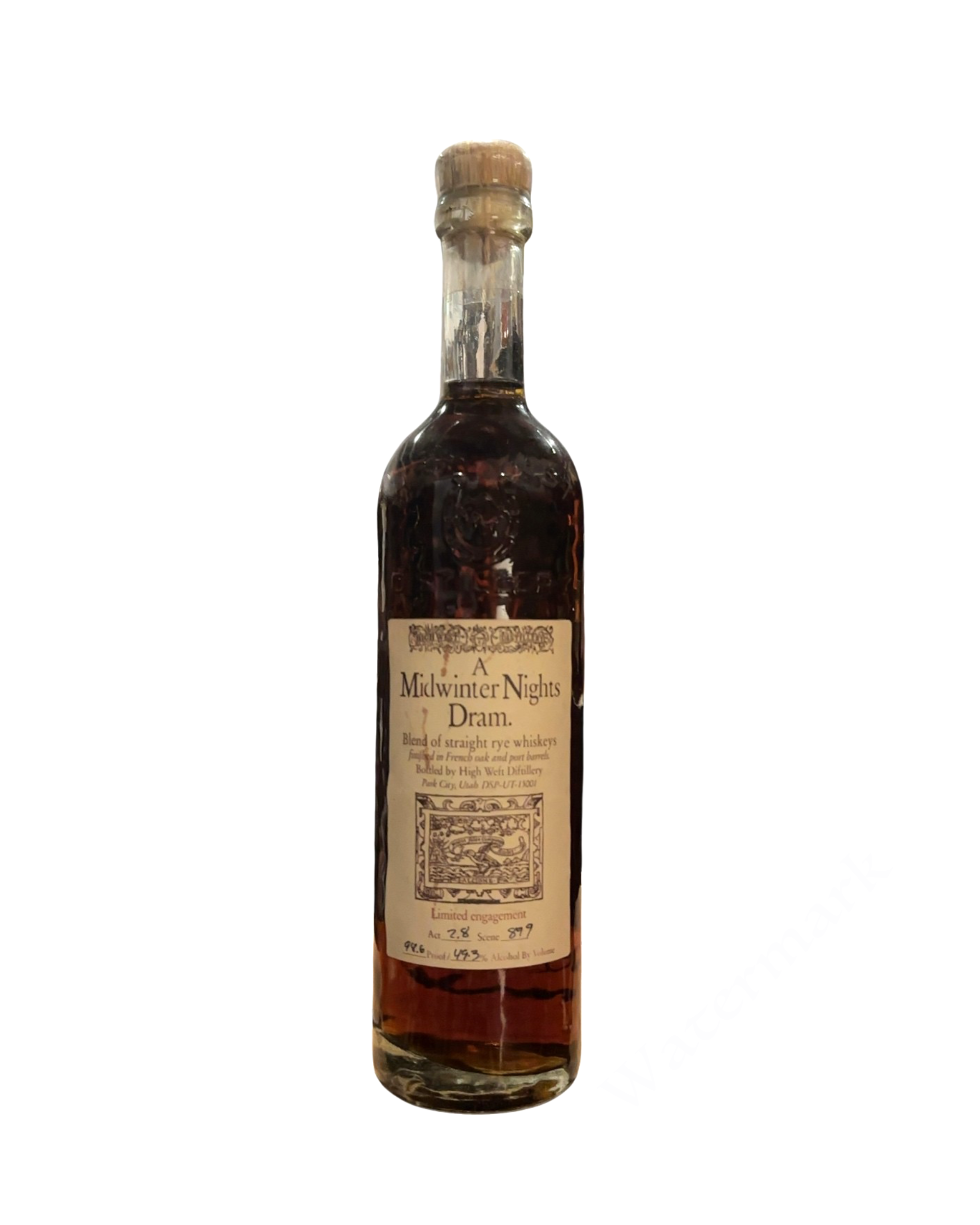 2014 High West Distillery A Midwinter Nights Dram 98.6 Proof Batch Act 2