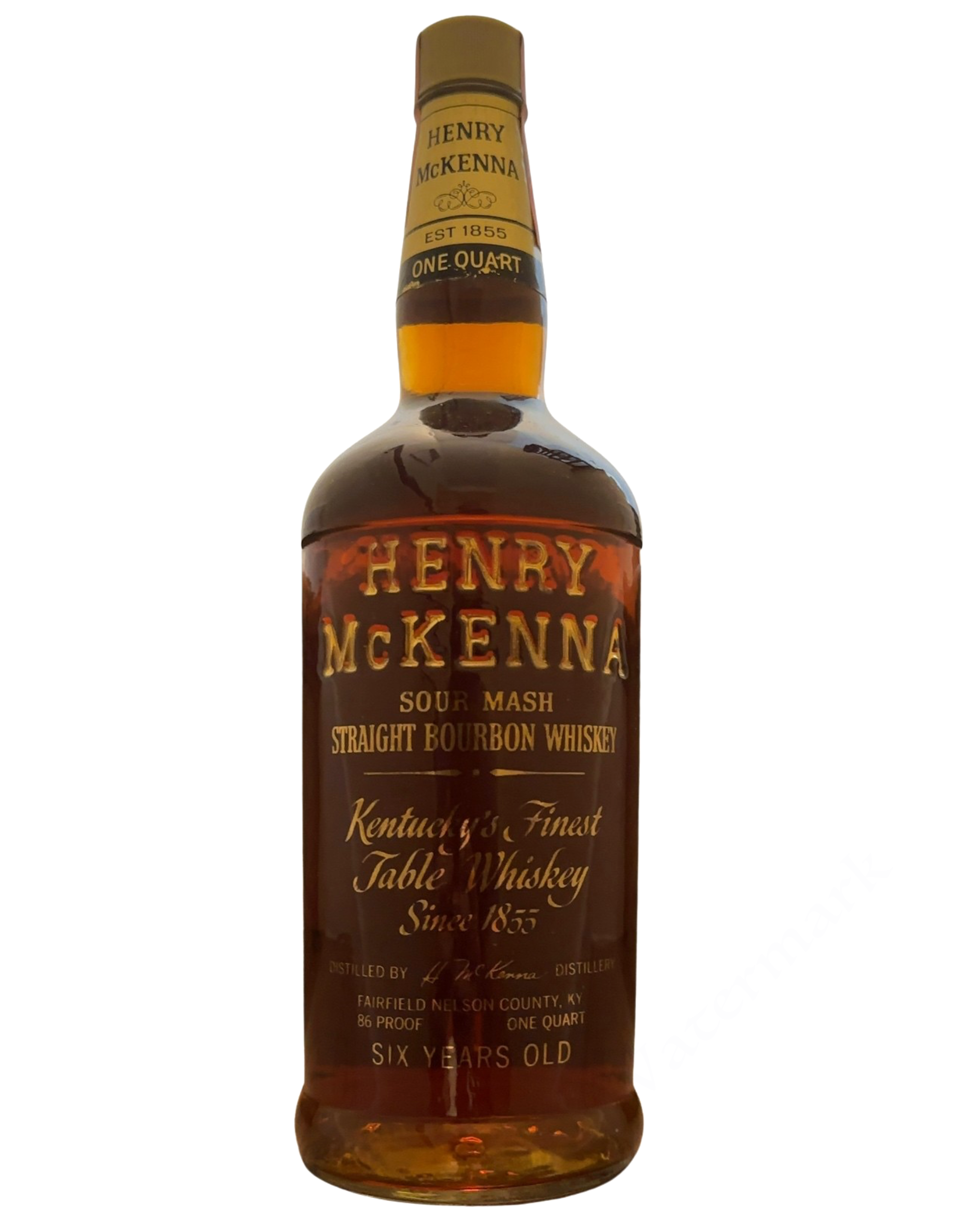 HENRY McKenna Sour Mash Straight Bourbon Whiskey 86 Proof