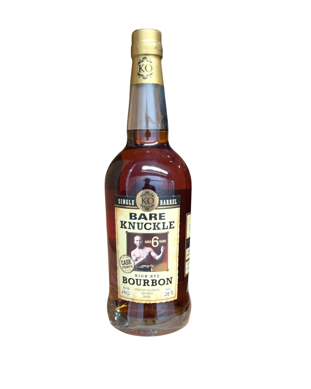 2021 Bare Knuckle Single Barrel High Rye Bourbon 128 Proof 750ml