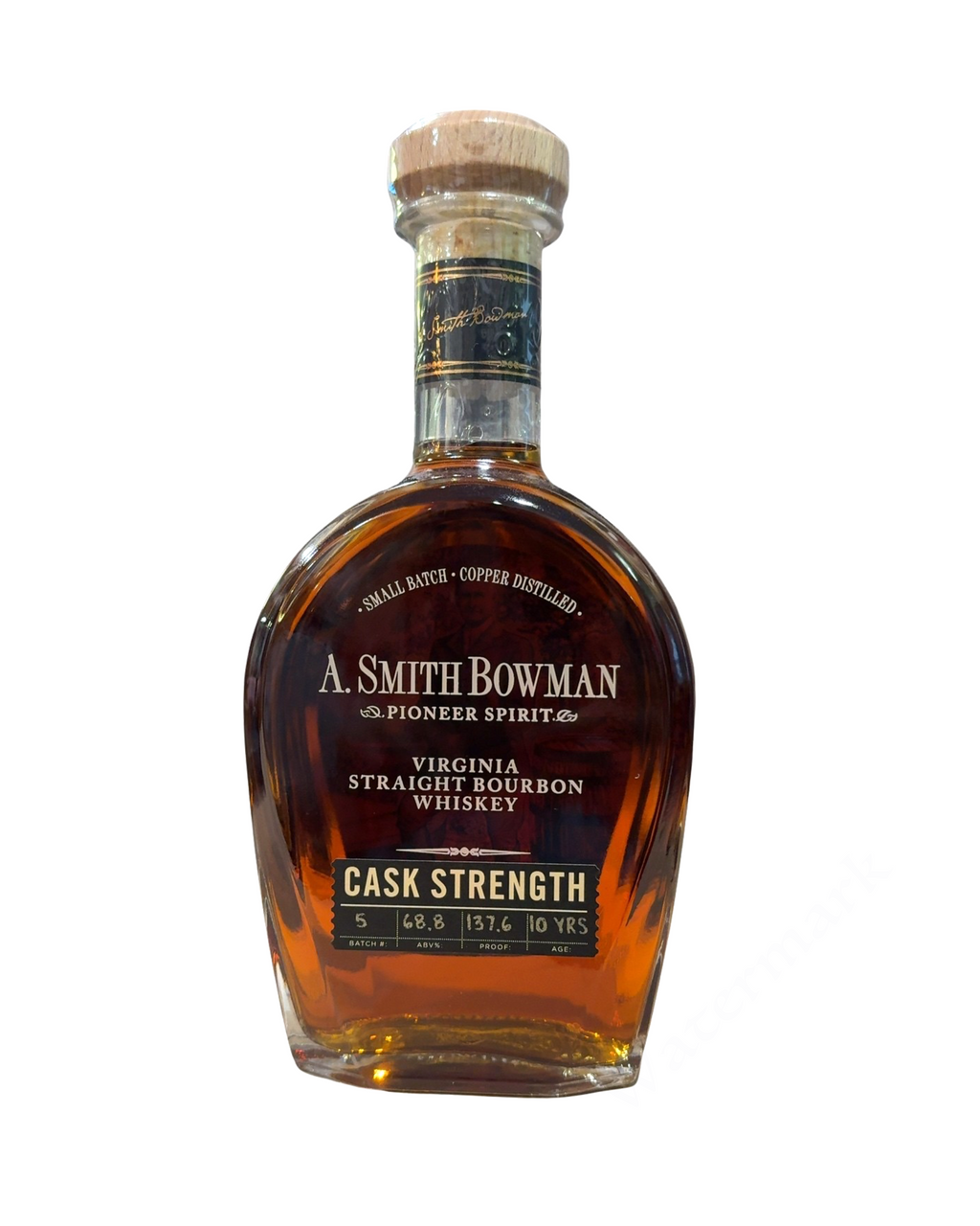 2026 A Smith Bowman Cask Strength Batch 5 137.6 Proof 750ml Batch 5