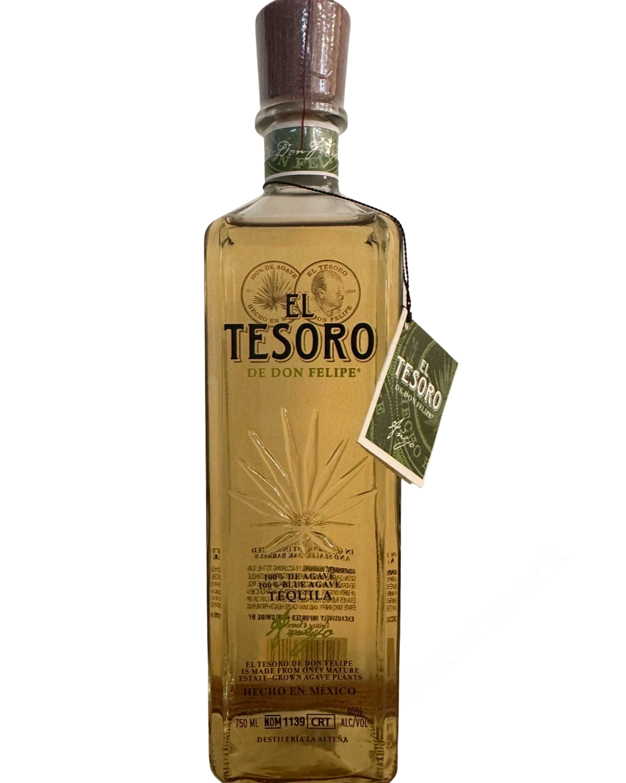Destilería La Alteña El Tesoro De Don Felipe Añejo Tequila