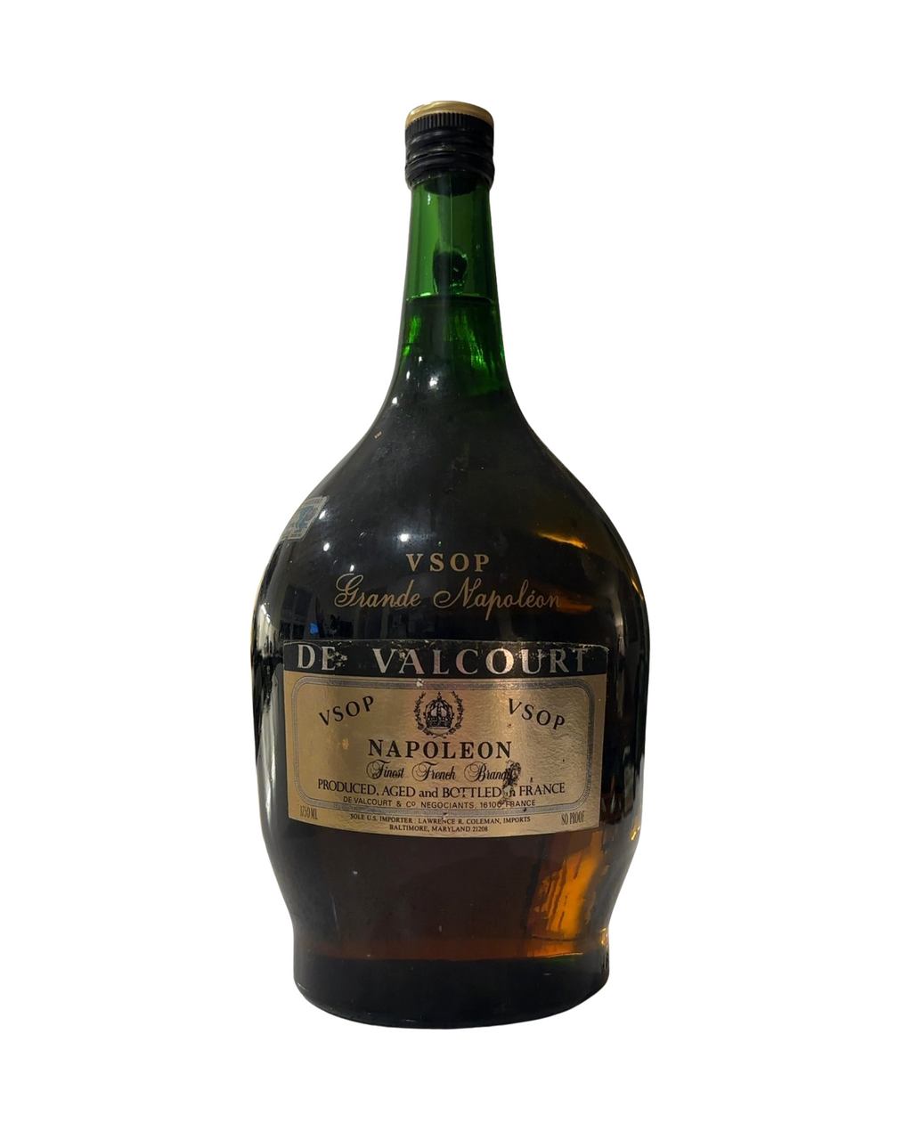 Napoleon De Valcourt VSOP Grande Napoleon Finest French Brandy 80 Proof 1.75 Liter 80 Proof 1750ml