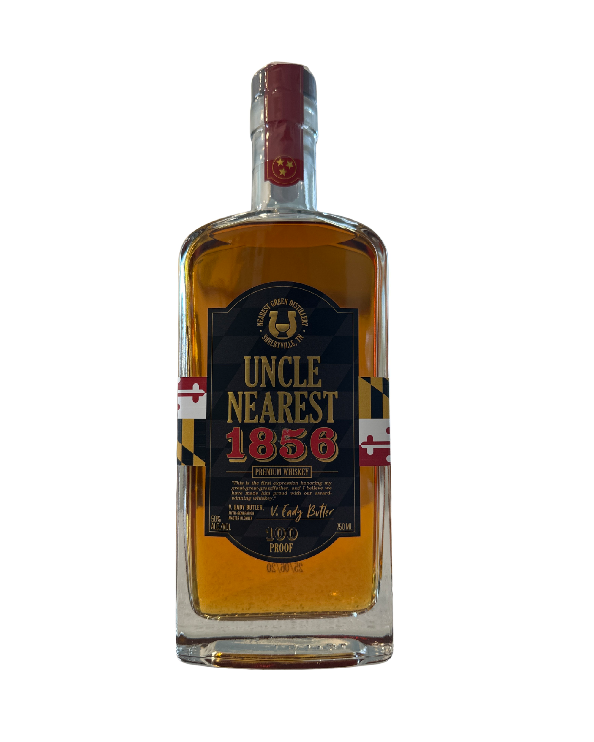 2025 Uncle Nearest Maryland Edition Uncle Nearest 1856 Premium Whiskey 100 Proof