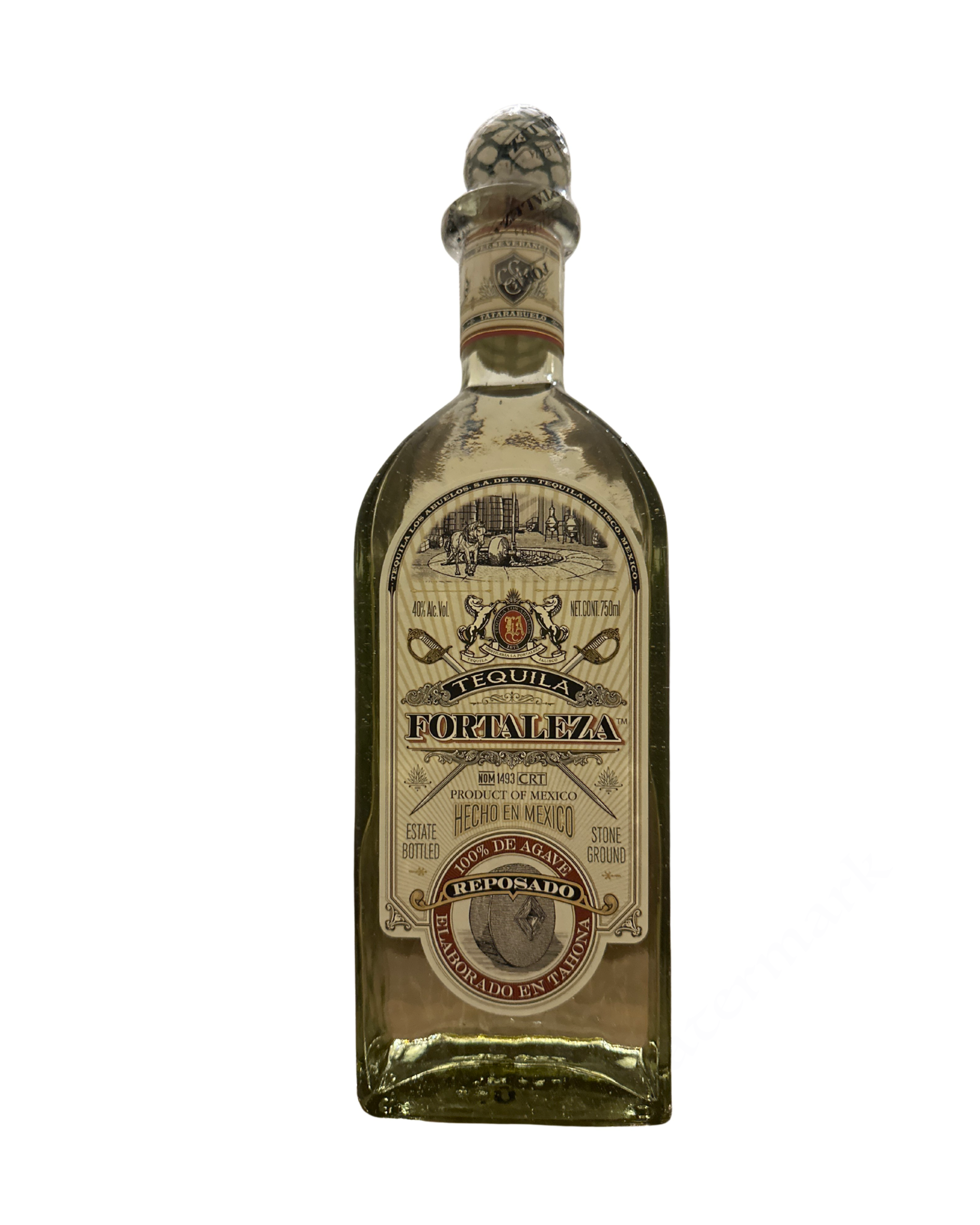Tequila Los Abuelos, S.A. de C.V. (Fortaleza) Tequila Fortaleza Reposado 80 Proof