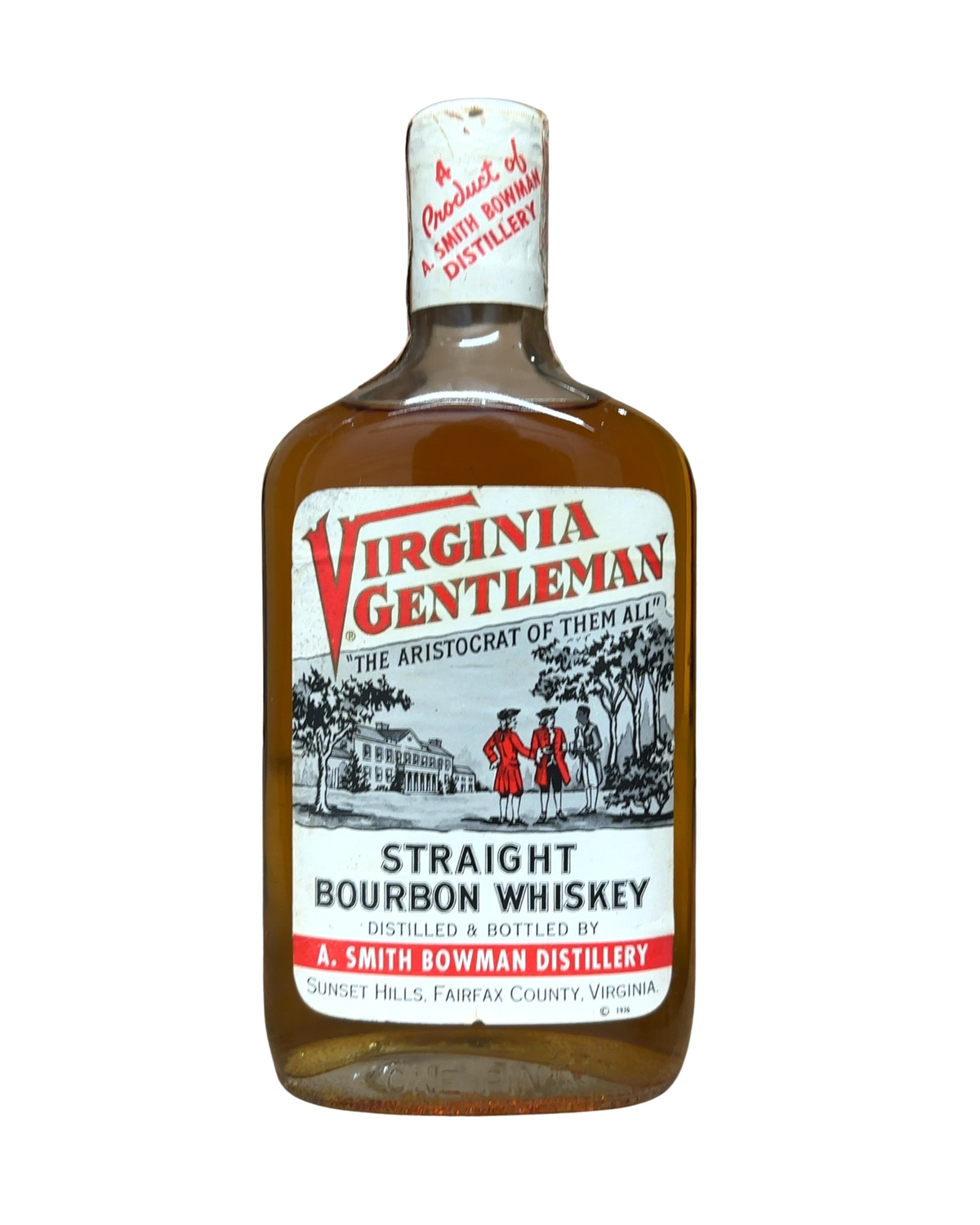 1967 A. Smith Bowman Distillery Virginia Gentleman 90 Proof 1ml