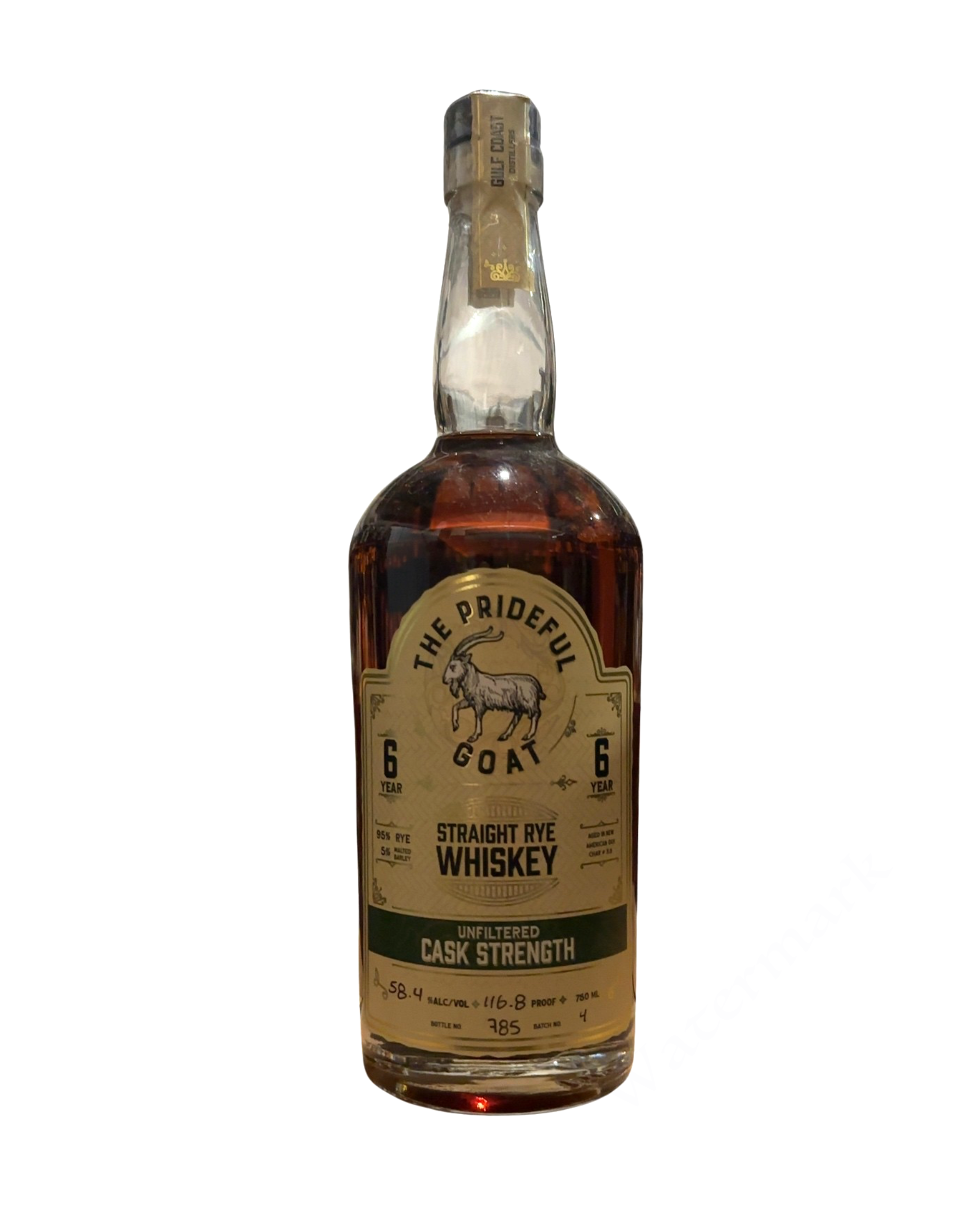 Prideful Goat The Prideful Goat Straight Rye Whiskey 116.8 Proof