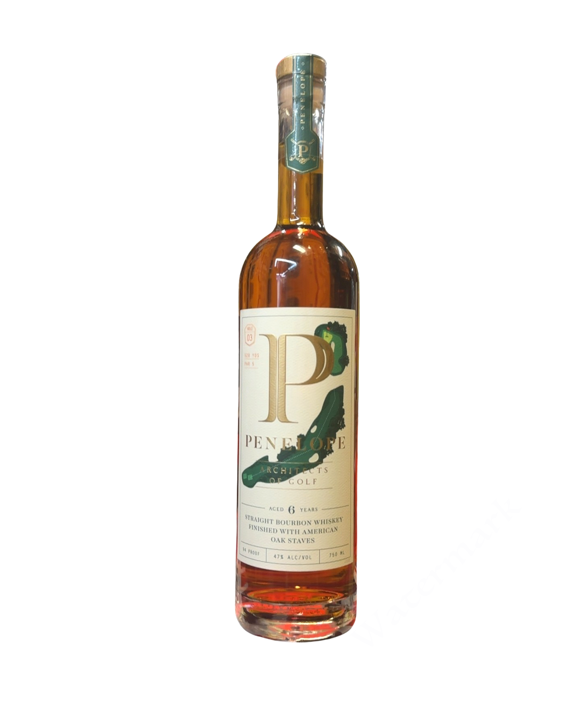 2026 Penelope Bourbon Penelope Architects of Golf Straight Bourbon Whiskey 94 Proof