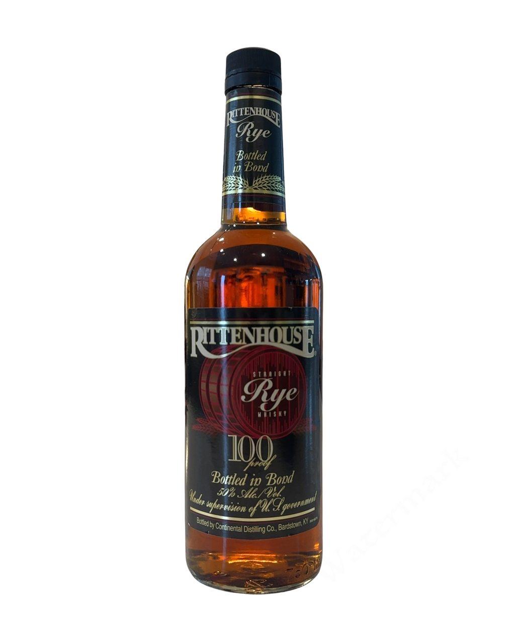 2012 Brown Forman Continental Distilling Co. Brown Forman Rittenhouse Straight Rye Whisky Bottled in Bond 100 Proof