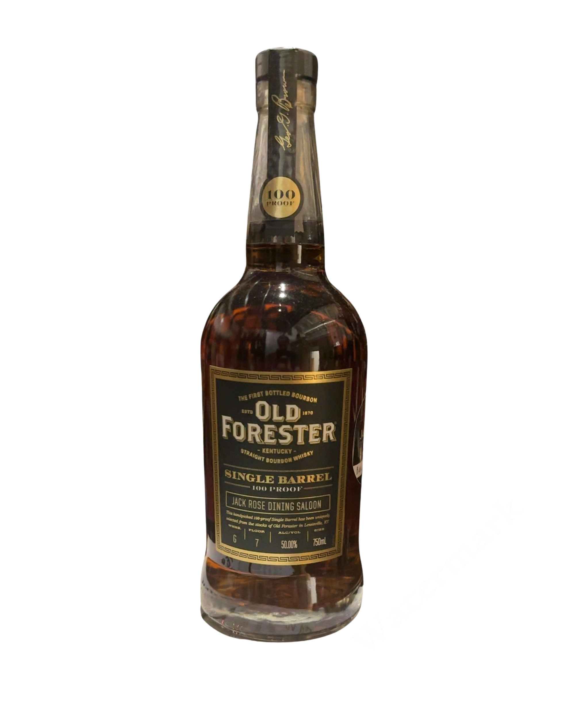 2025 Old Forester Jack Rose Dining Saloon Old Forester Single Barrel Jack Rose Dining Saloon 100 Proof