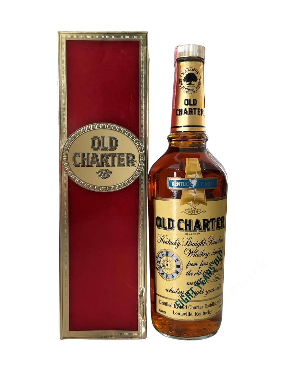 1983 Old Charter Distillery Co Old Charter Kentucky Straight Bourbon Whiskey 86 Proof 750ml