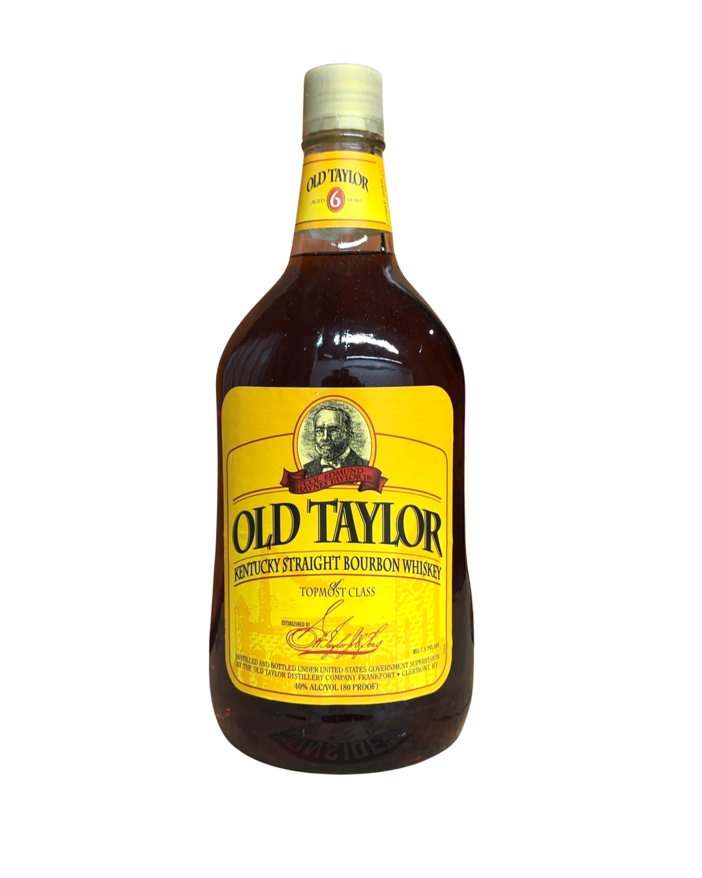 1996 The Old Taylor Distillery Company Old Taylor Kentucky Straight Bourbon Whiskey 80 Proof 1.75ml