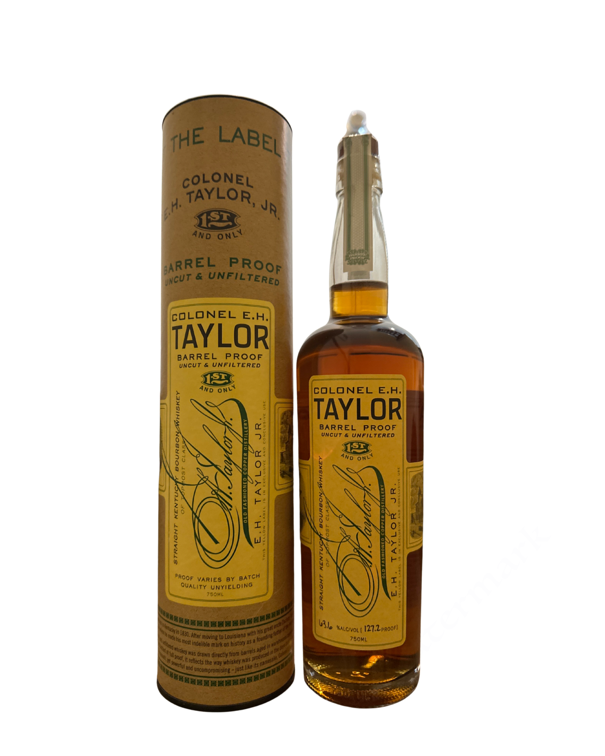 E.H. Taylor, Jr. Old Fashioned Copper Distillery Colonel E.H. Taylor, Jr. Barrel Proof Uncut & Unfiltered 127.2 Proof
