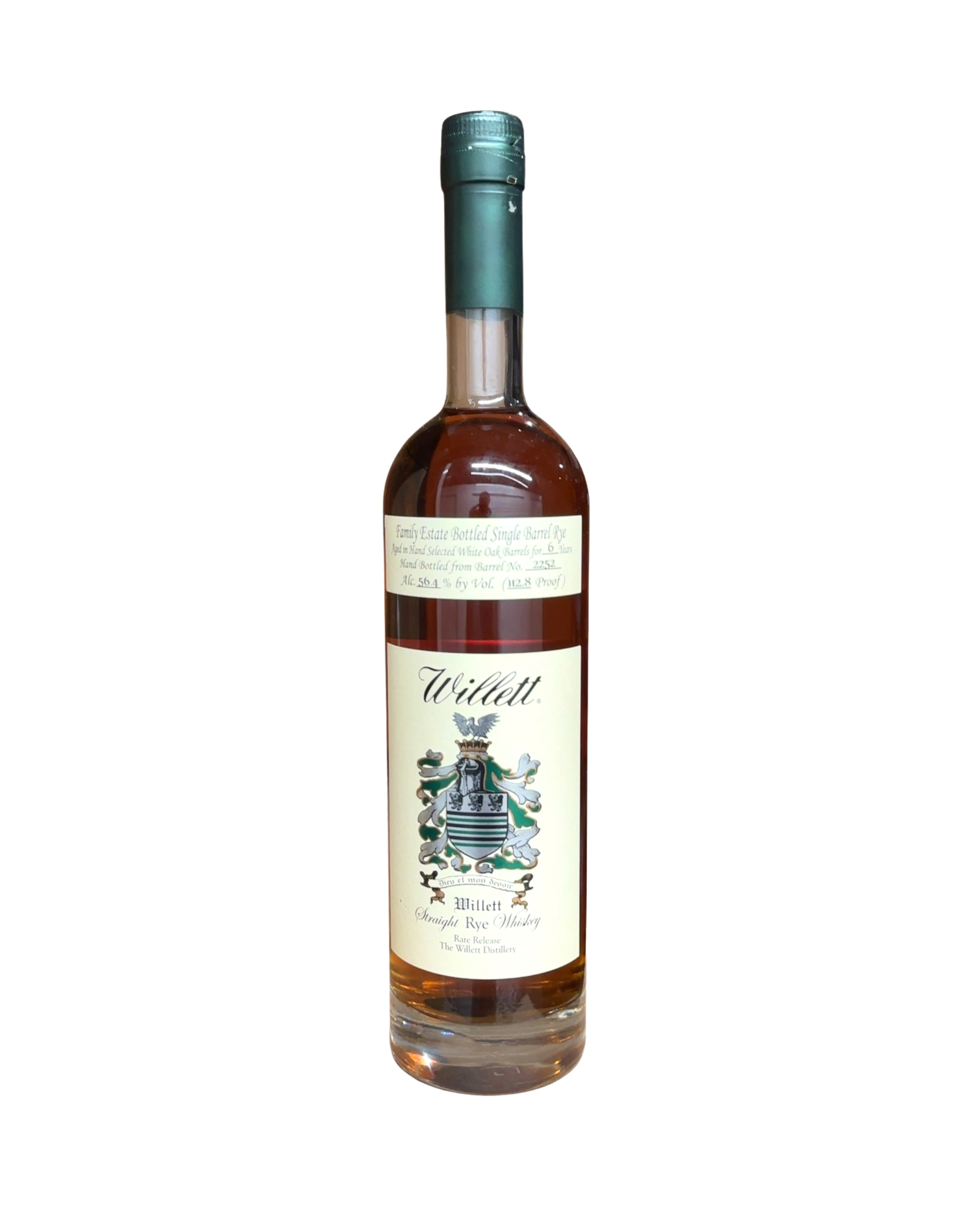 2019 Willett 6 Year Salty Knots #2252 Family Estate Bottled Single Barrel Rye  112.8 Proof 750ml