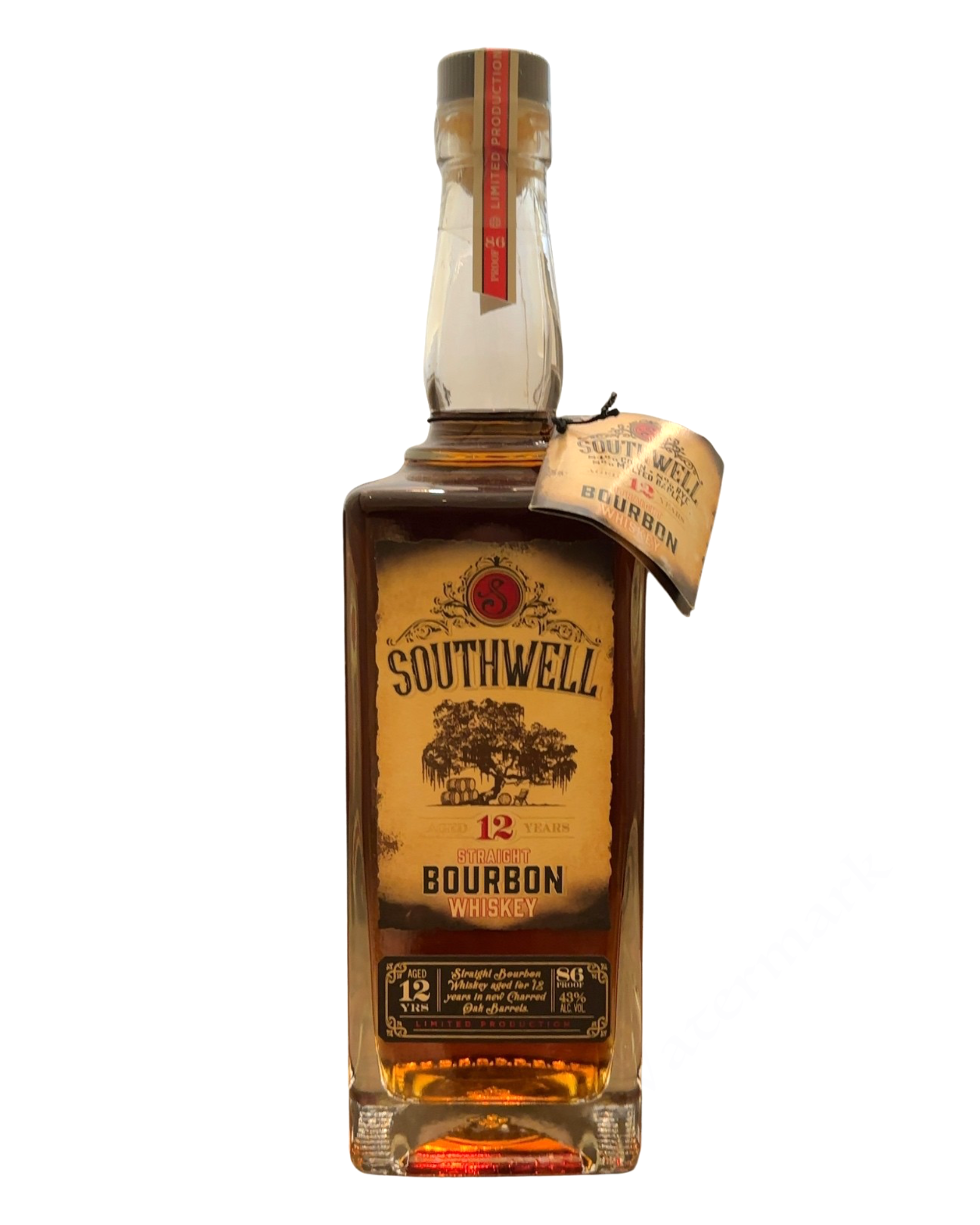 SOUTHWELL Straight Bourbon Whiskey 86 Proof