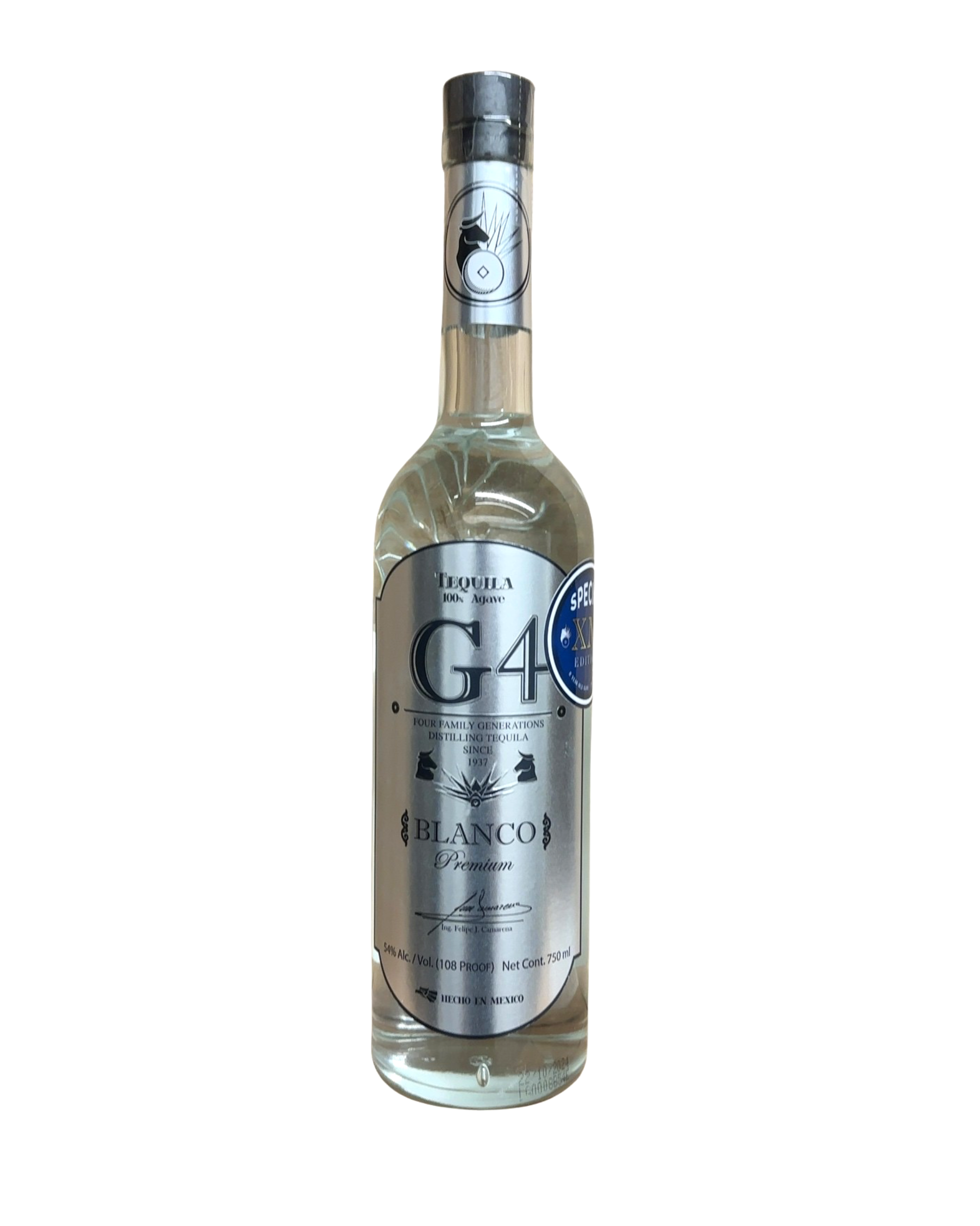 2024 G4 Blanco Premium 108 Proof 750ml