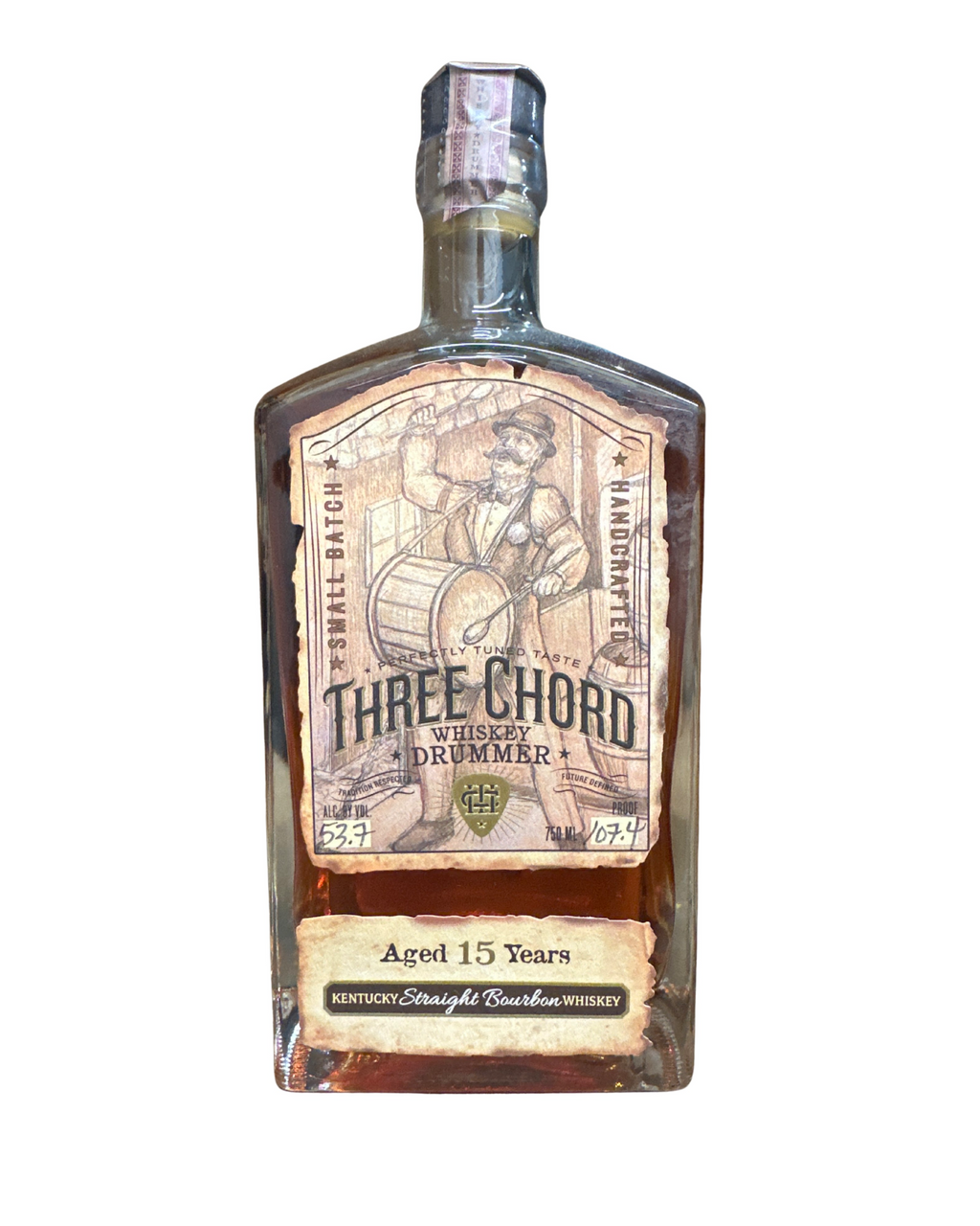 Three Chord 15 Year Whiskey Drummer 107.4 Proof 750ml (Batch 3)