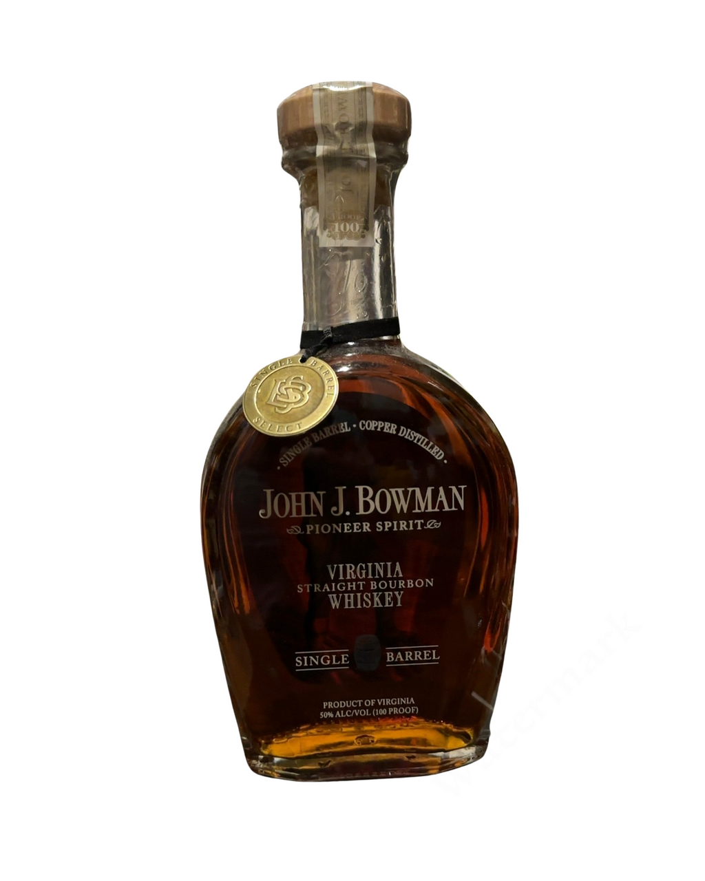 2021 A. Smith Bowman Distillery John J. Bowman Virginia Straight Bourbon Whiskey Single Barrel 100 Proof 750ml