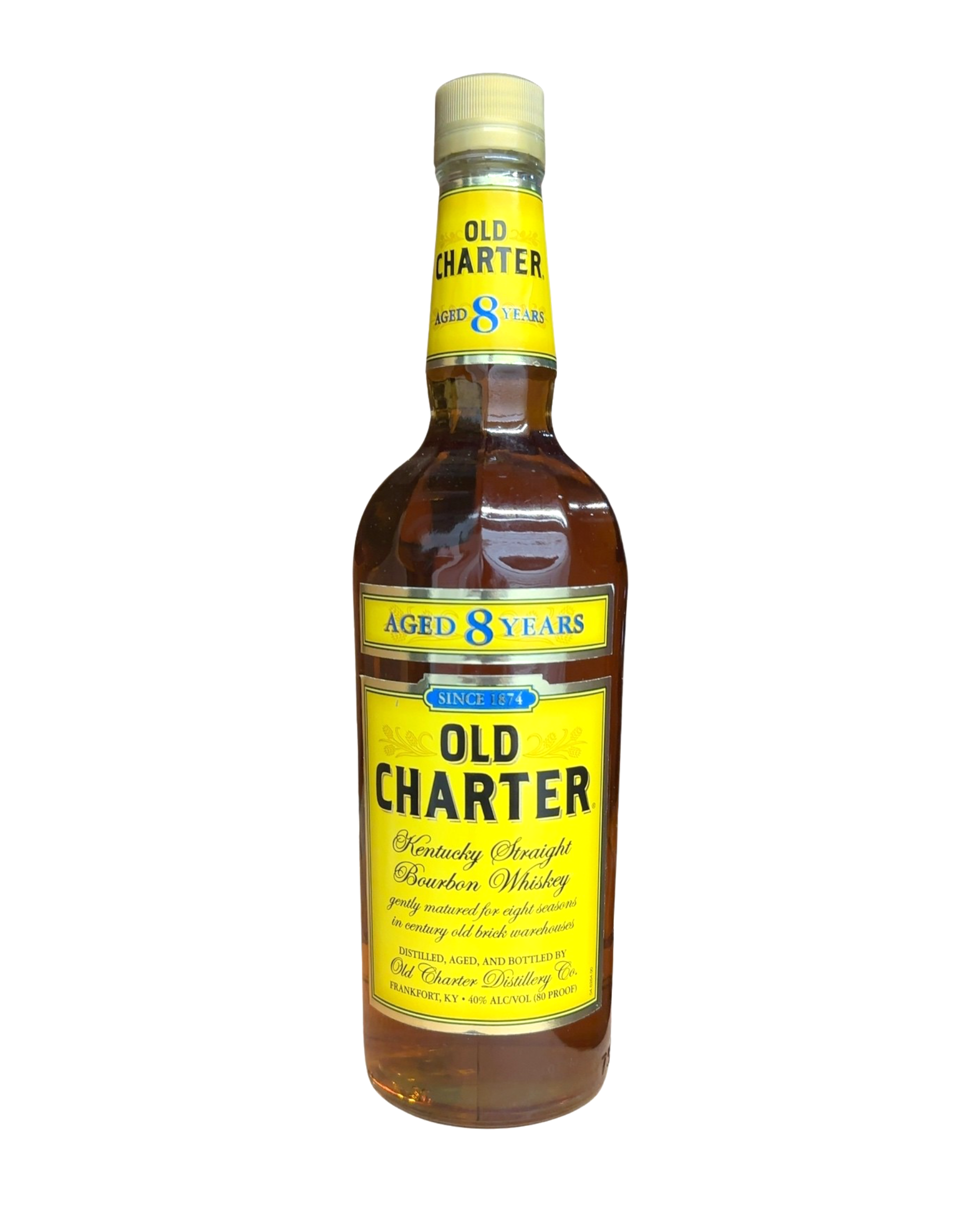 Old Charter Distillery Co. Old Charter Kentucky Straight Bourbon Whiskey Aged 8 Years 80 Proof 750ml